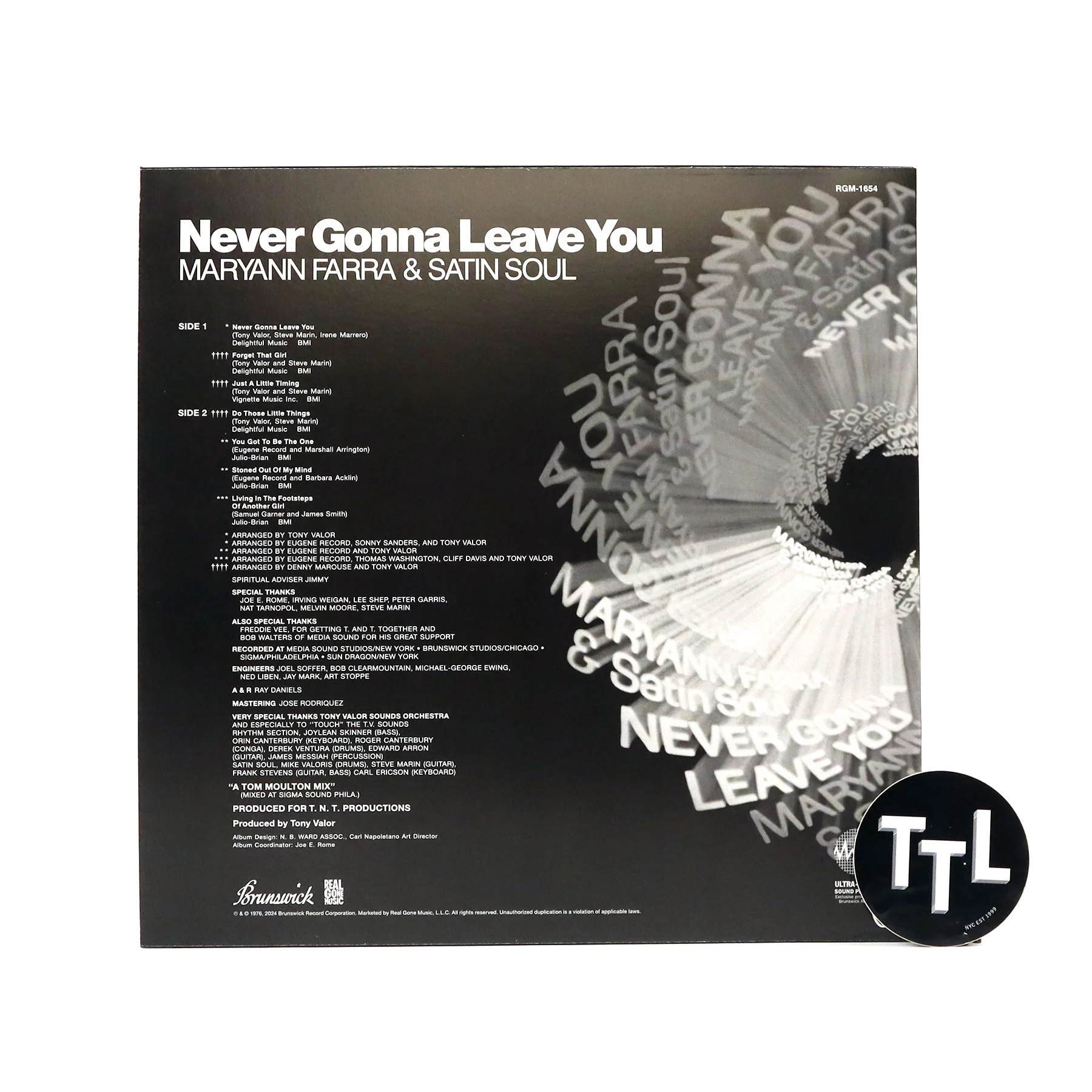 Maryann Farra & Satin Soul: Never Gonna Leave You (Colored Vinyl) Vinyl LP - Image 3