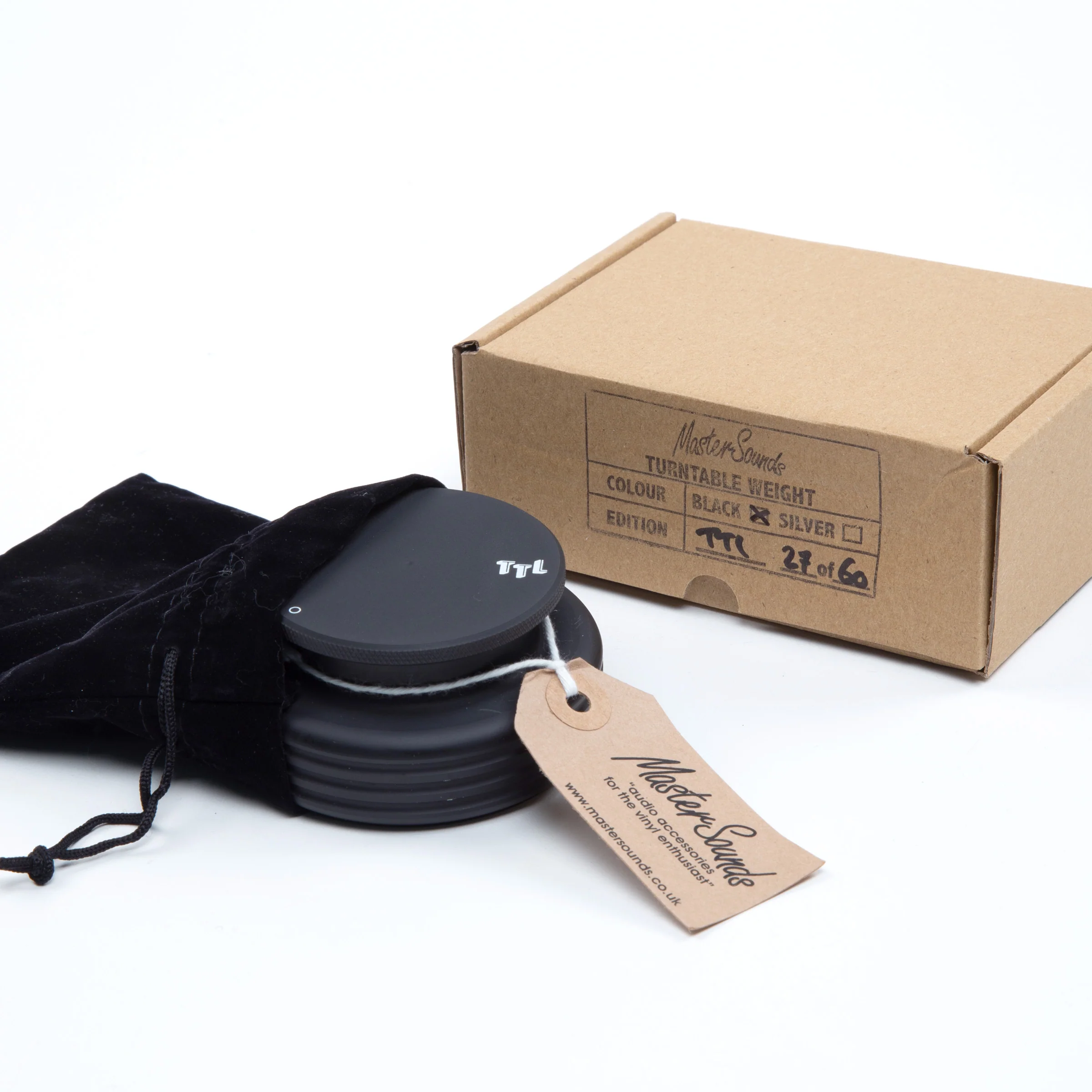 MasterSounds: Turntable Weight Record Stabilizer - Turntable Lab Edition / Black - Image 5
