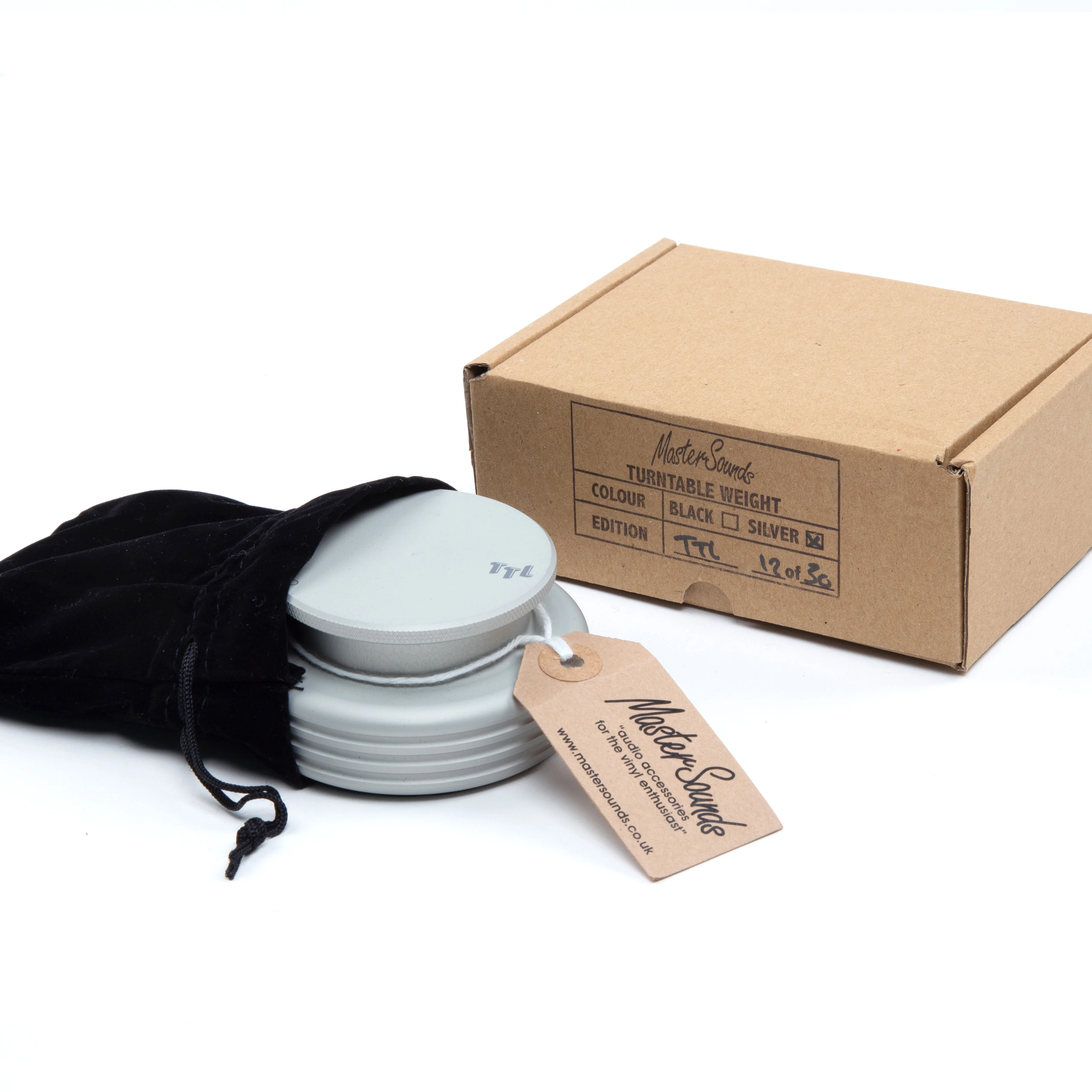MasterSounds: Turntable Weight Record Stabilizer - Turntable Lab Edition / Silver - Image 5