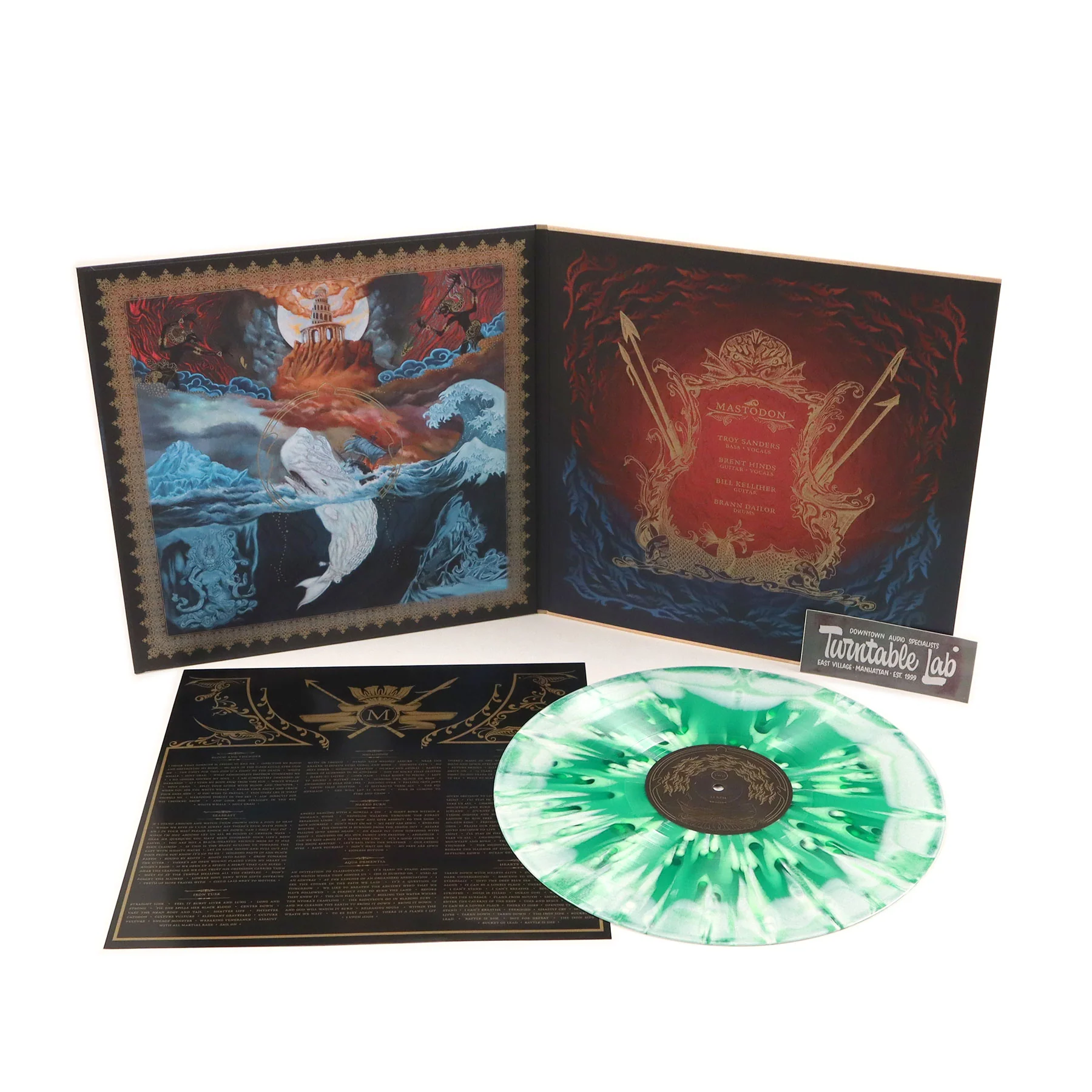 Mastodon: Leviathan (Green Splatter Colored Vinyl) Vinyl LP - Image 2