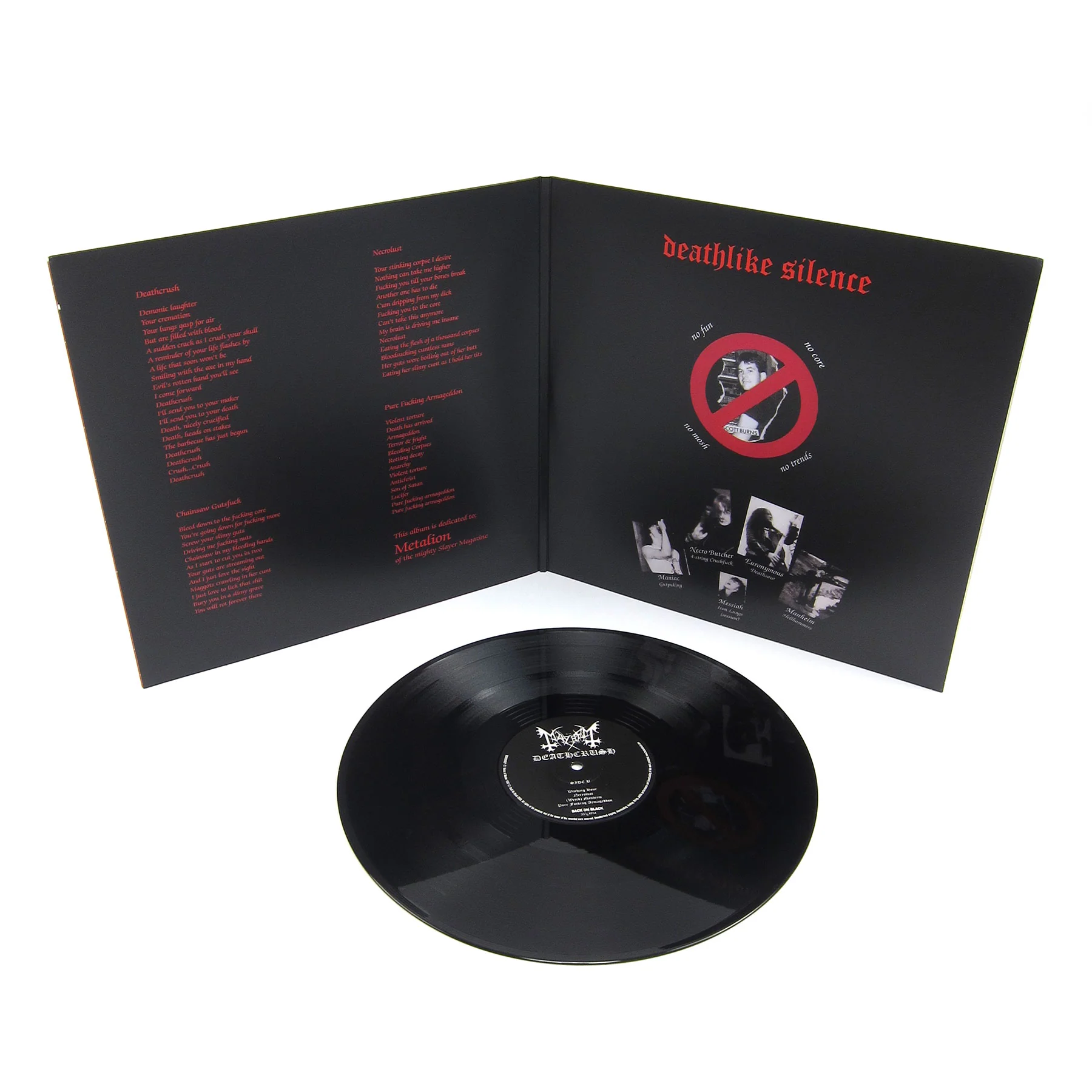 Mayhem: Deathcrush Vinyl LP - Image 2