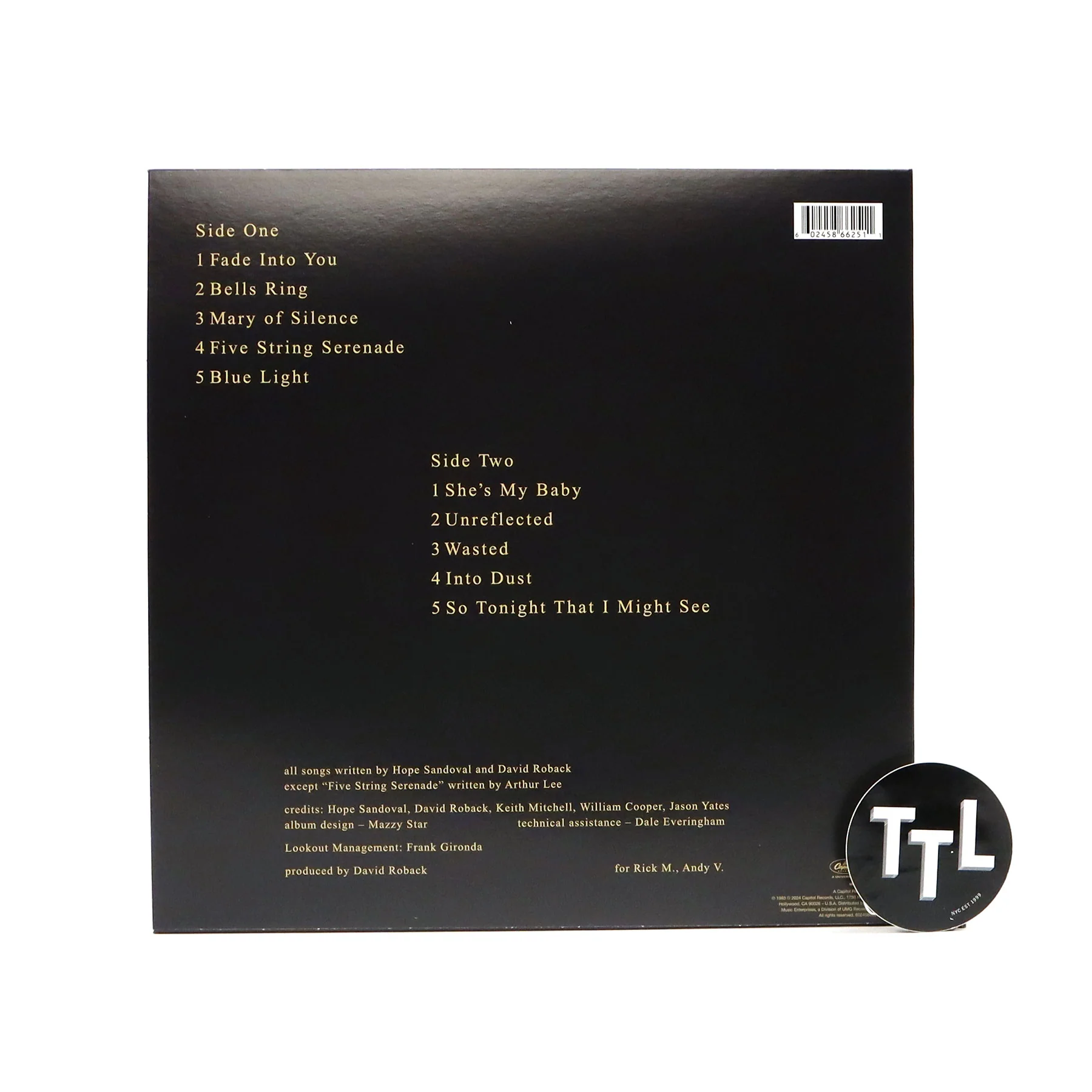 Mazzy Star: So Tonight That I Might See (Indie Exclusive Colored Vinyl) Vinyl LP - Image 3