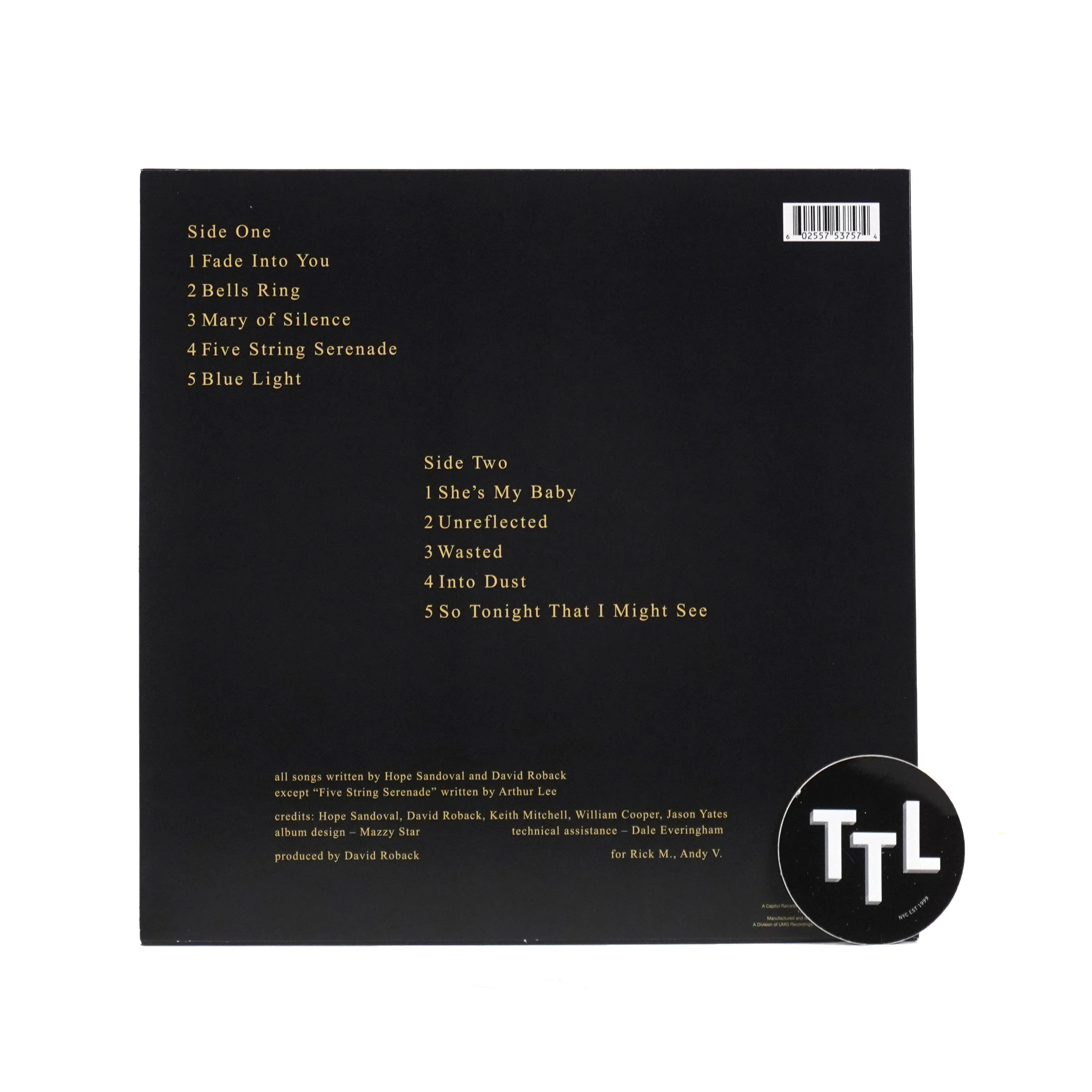 Mazzy Star: So Tonight That I Might See Vinyl LP - Image 3