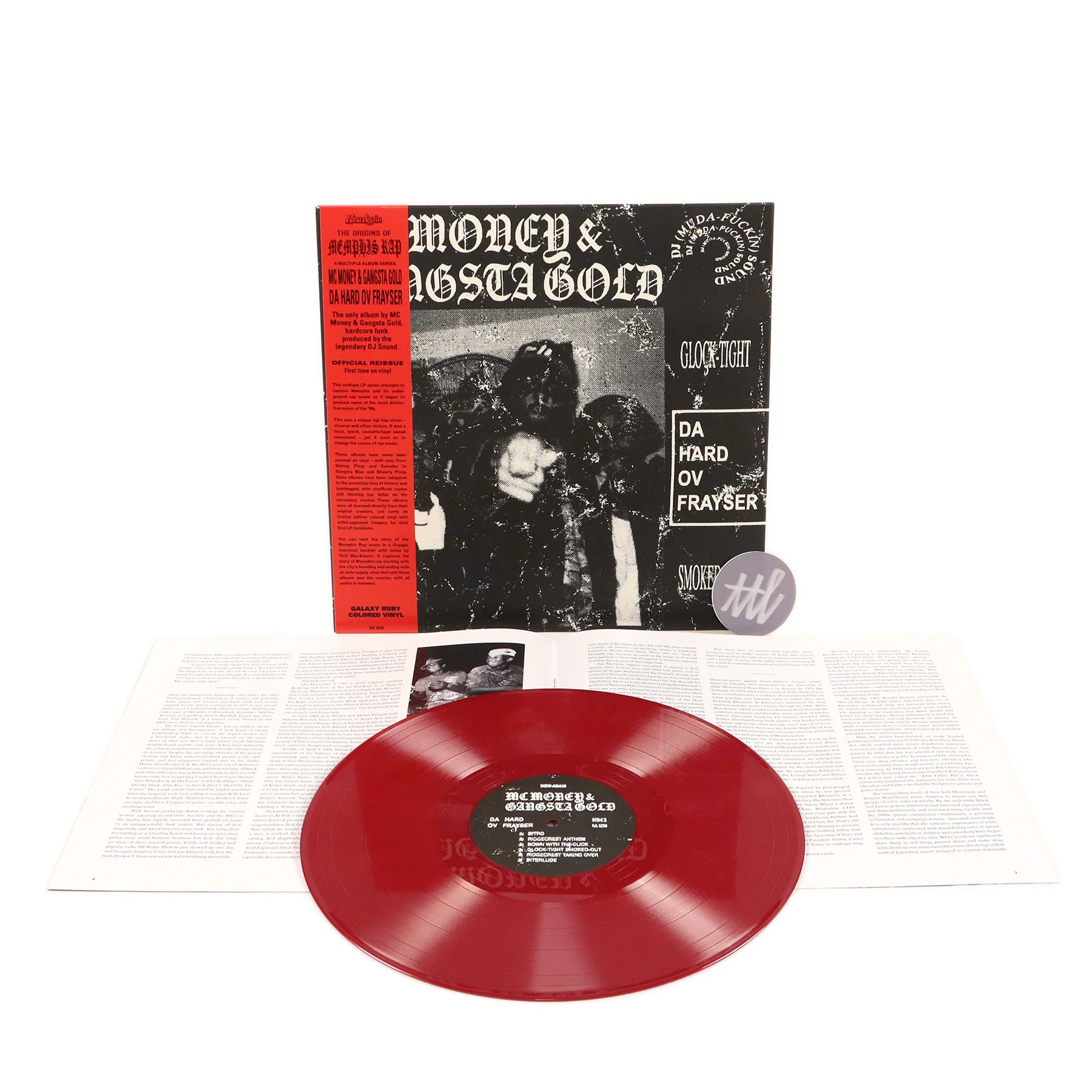 MC Money & Gangsta Gold: Da Hard Ov Frayser (Colored Vinyl) Vinyl LP - Image 2