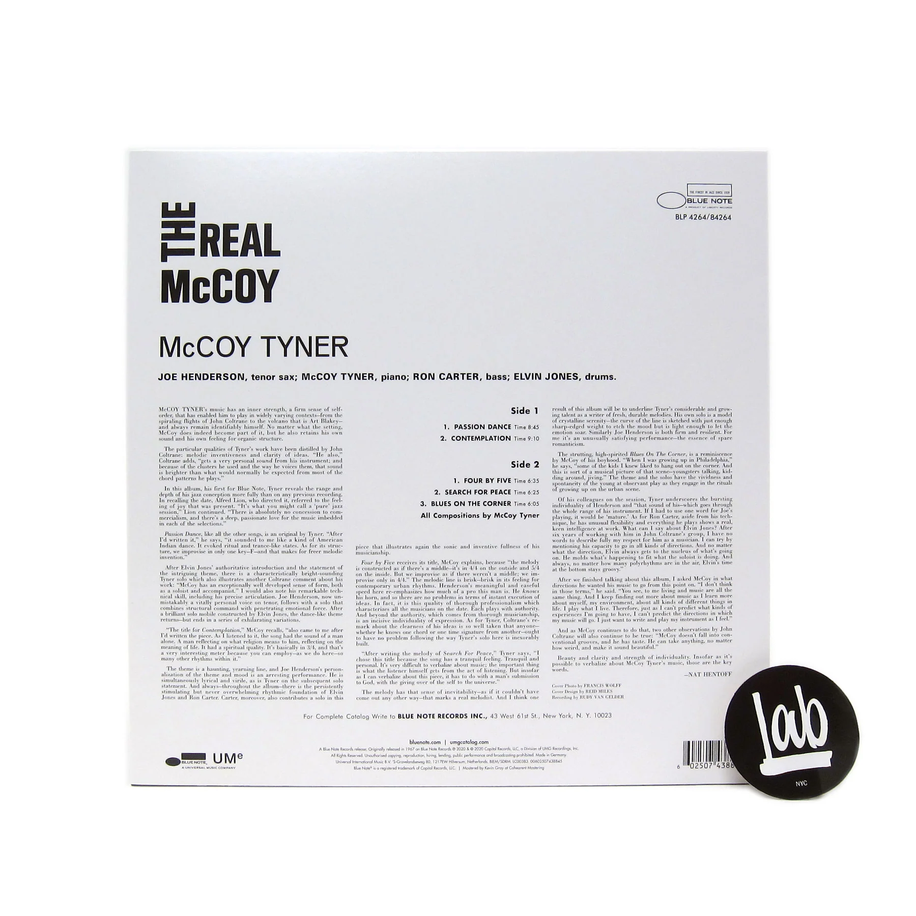 McCoy Tyner: The Real McCoy (180g) Vinyl LP - Image 2