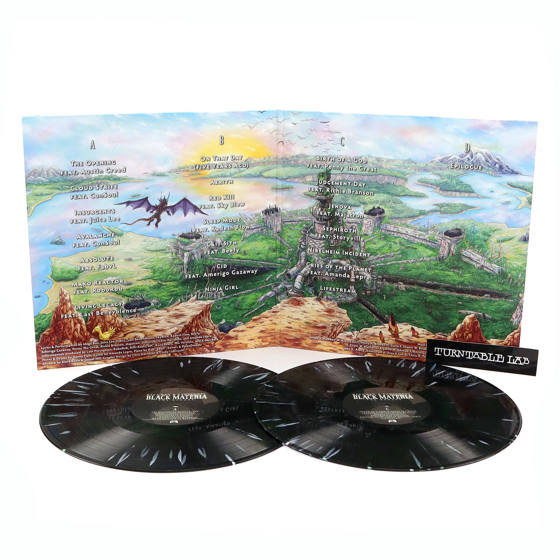 Mega Ran & Gamechops: Black Materia - The Remake (Colored Vinyl) Vinyl 2LP - Image 2