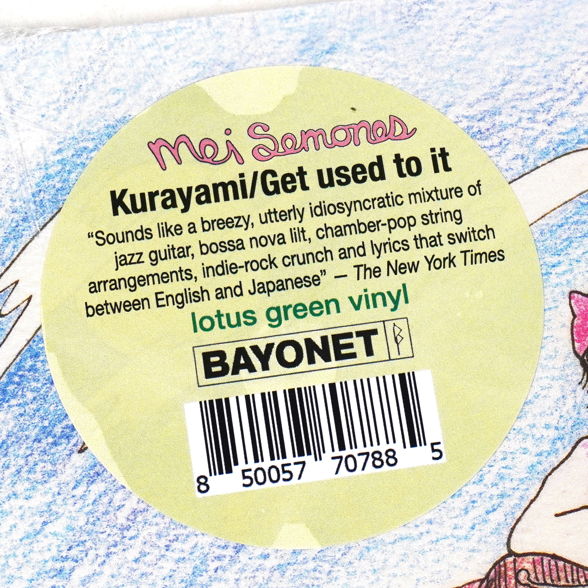 Mei Semones: Kurayami / Get Used To It (Colored Vinyl) Vinyl 7" - Image 3