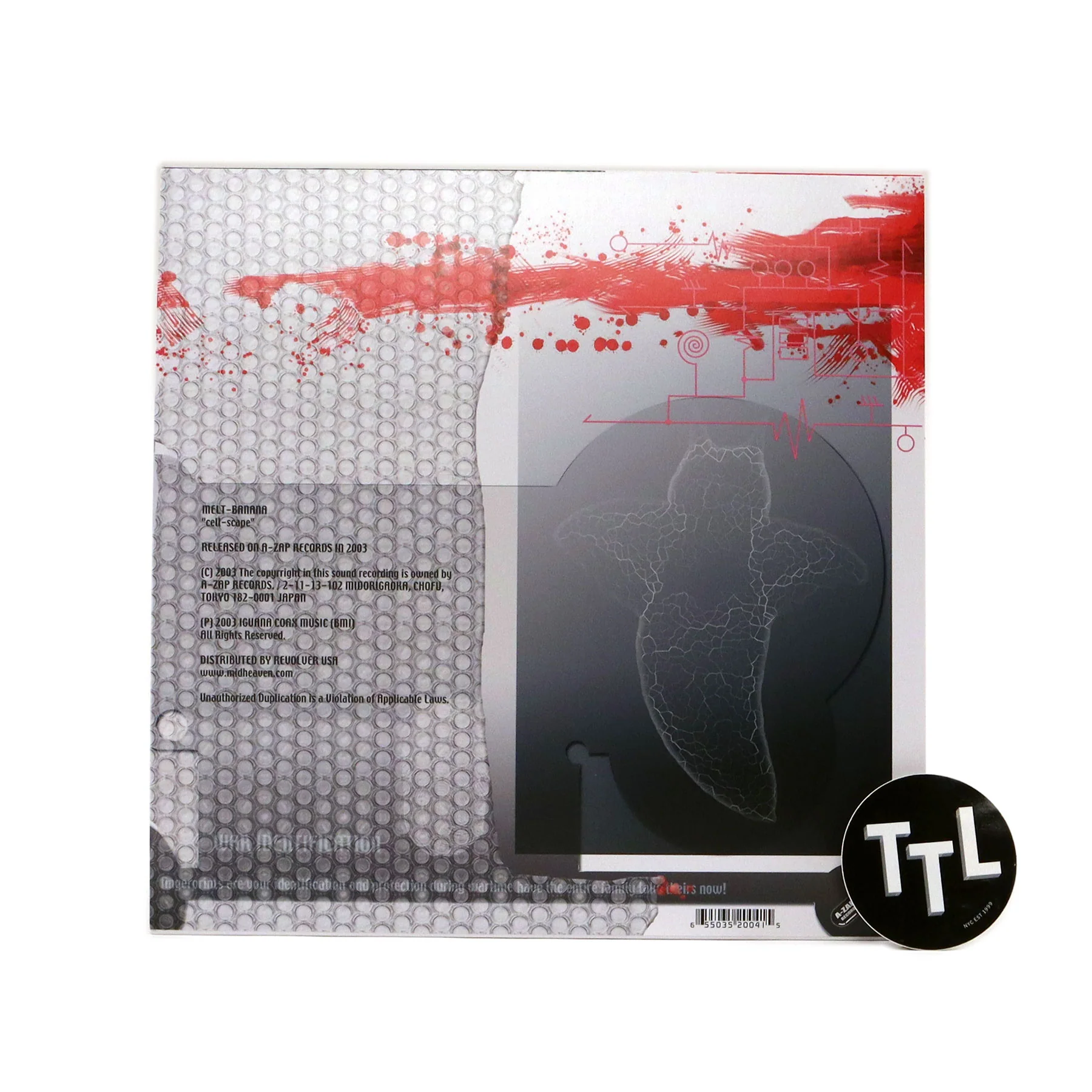 Melt-Banana: Cell-Scape (Colored Vinyl) Vinyl LP - Image 3