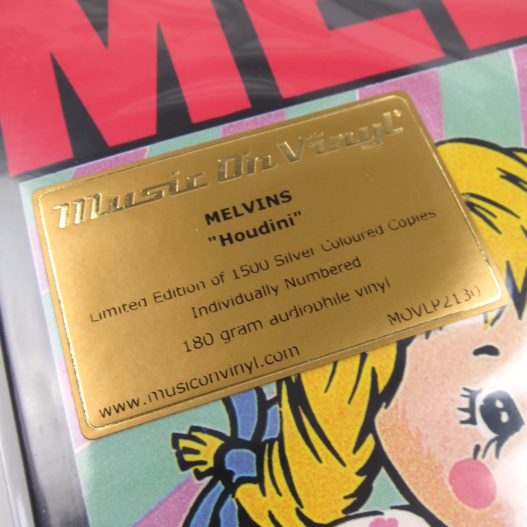 Melvins: Houdini (Music On Vinyl 180g, Colored Vinyl) Vinyl LP - Image 3