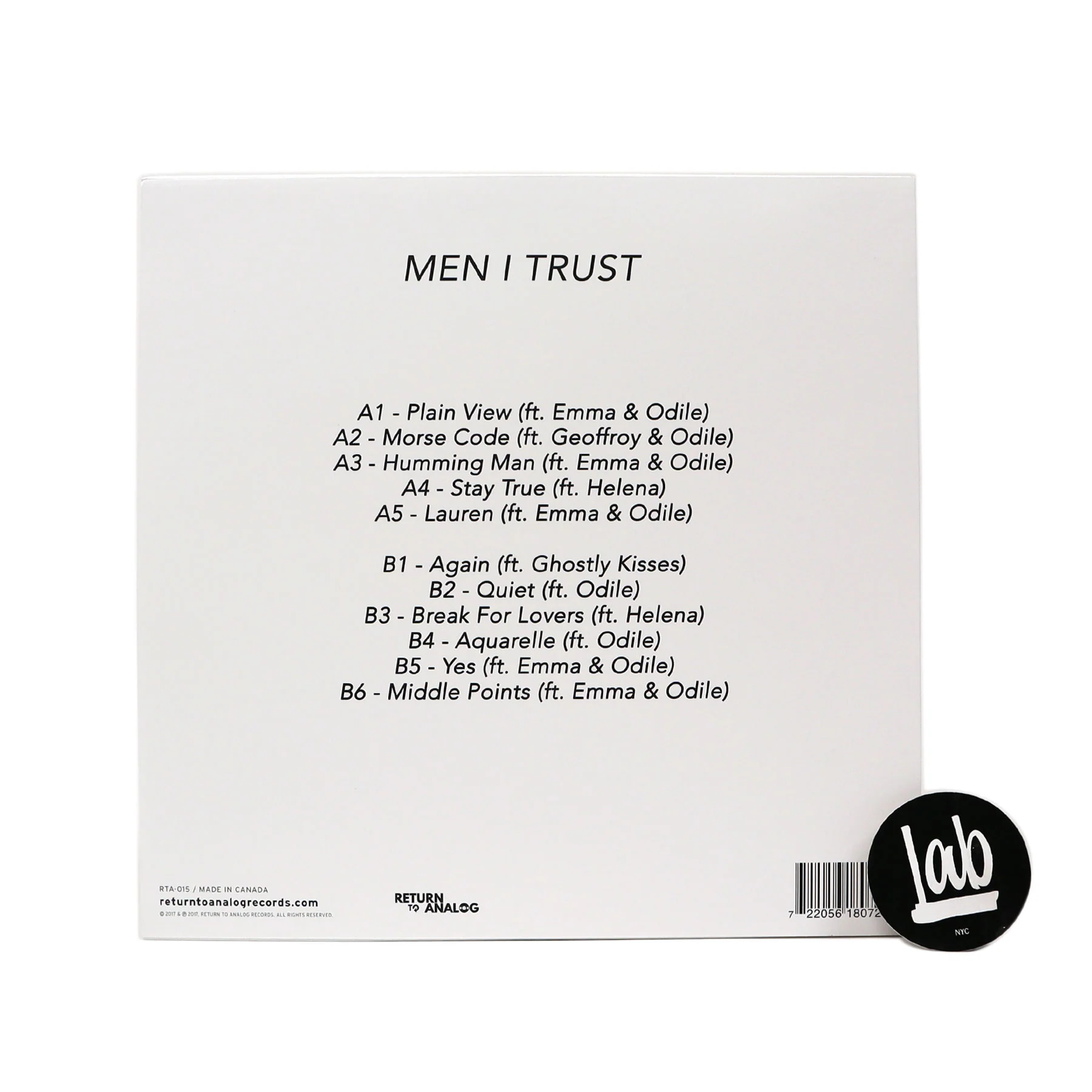 Men I Trust: Men I Trust (Black Ice Colored Vinyl) Vinyl LP - Image 4