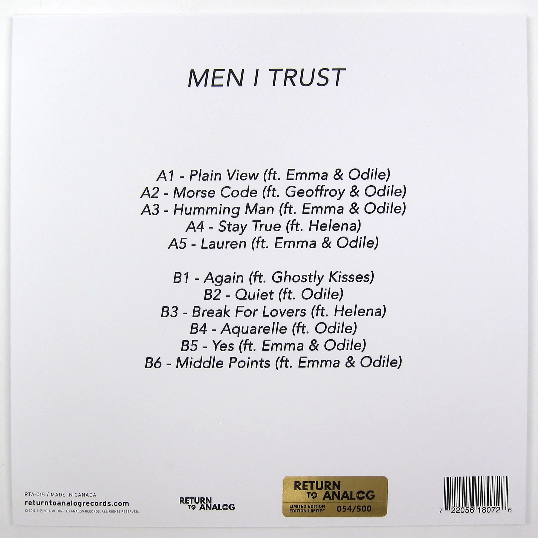 Men I Trust: Men I Trust (Hot Pink Colored Vinyl) Vinyl LP - Image 2