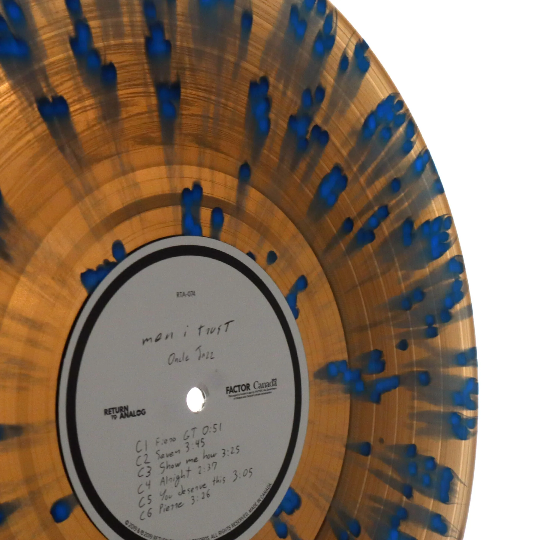 Men I Trust: Oncle Jazz (Black & Blue Splatter Colored Vinyl) Vinyl 2LP - Image 2