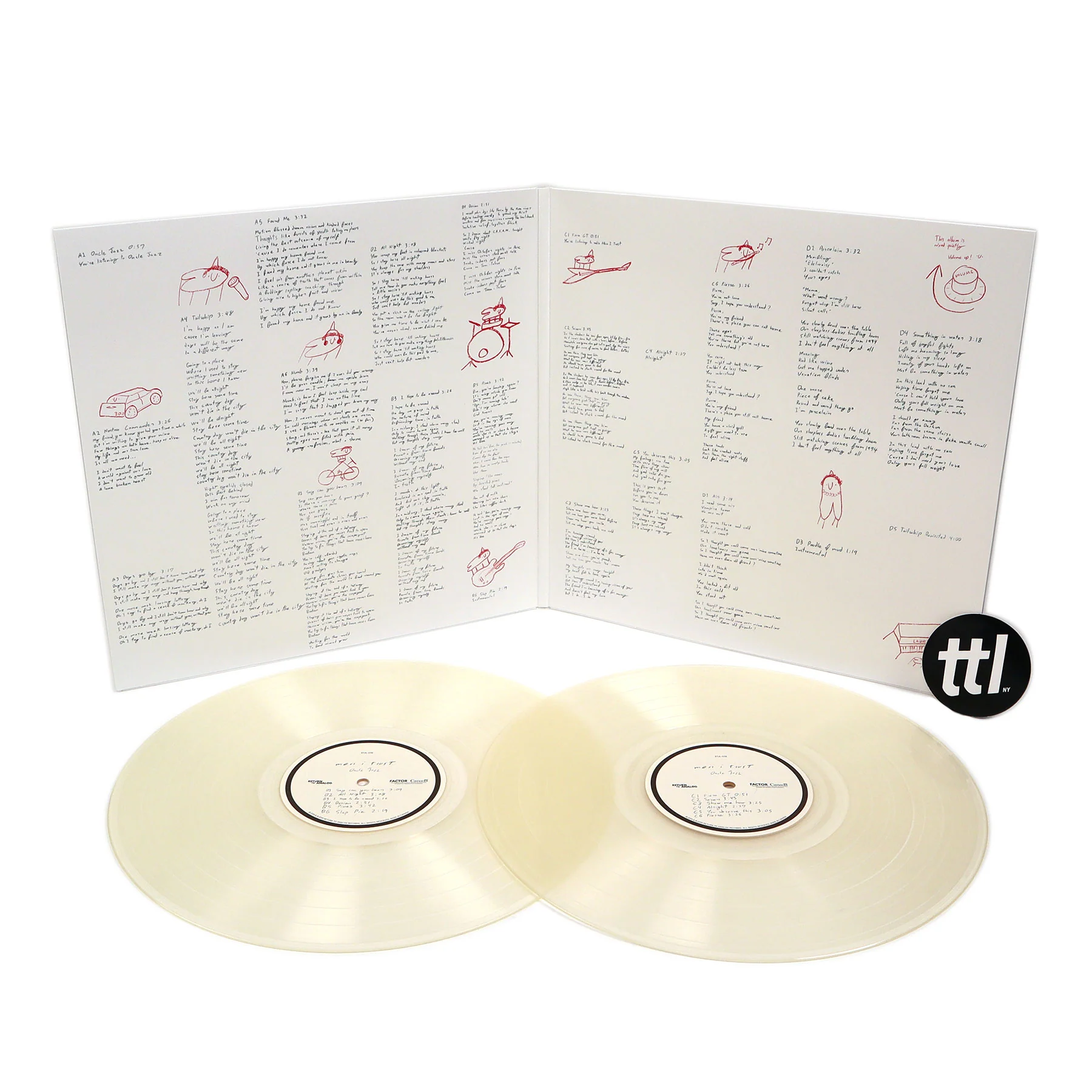 Men I Trust: Oncle Jazz (Milky Clear Colored Vinyl) Vinyl 2LP - Image 2