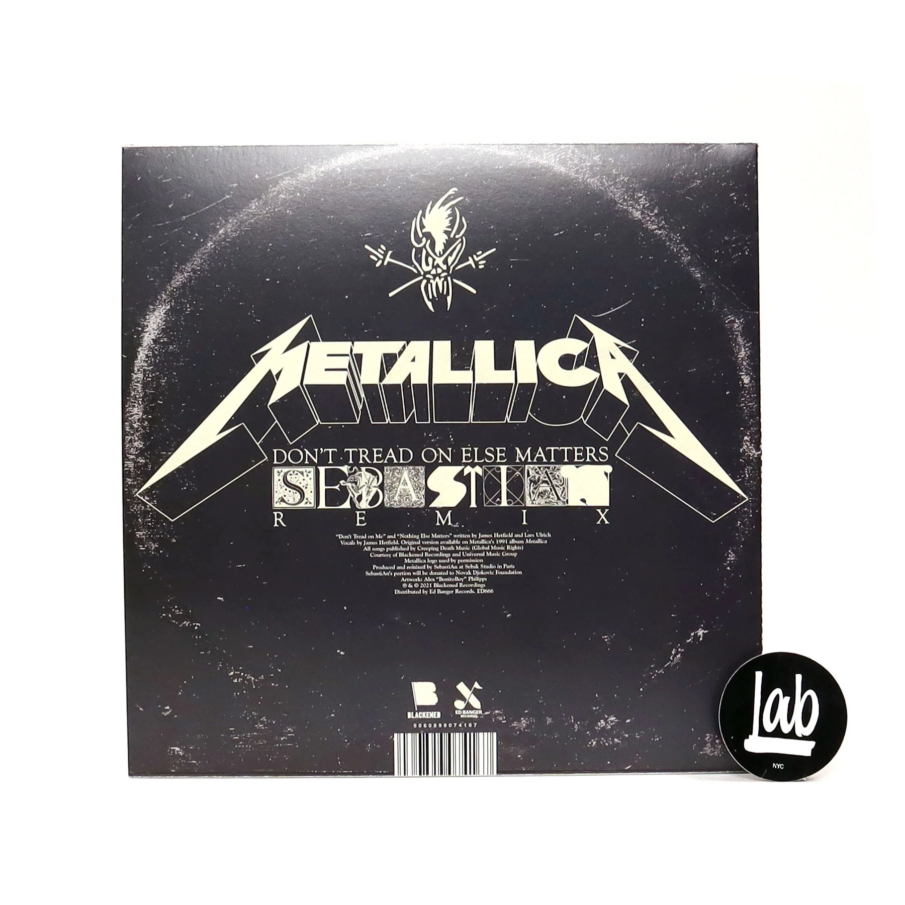 Metallica: Don't Tread On Else Matters (SebastiAn Remix) Vinyl 12" - Image 4