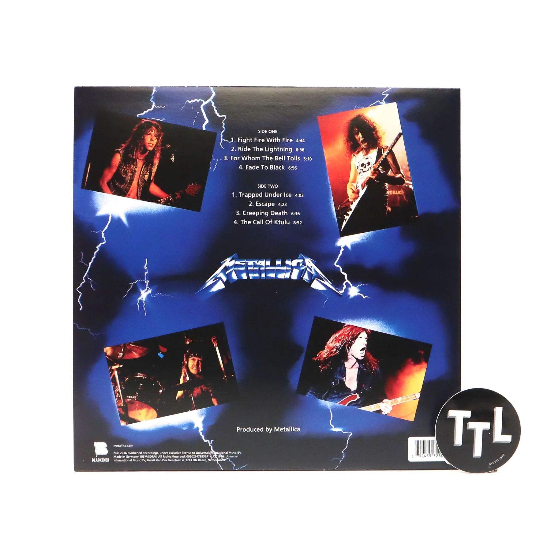 Metallica: Ride The Lightning (Import, Colored Vinyl) Vinyl LP - Image 3