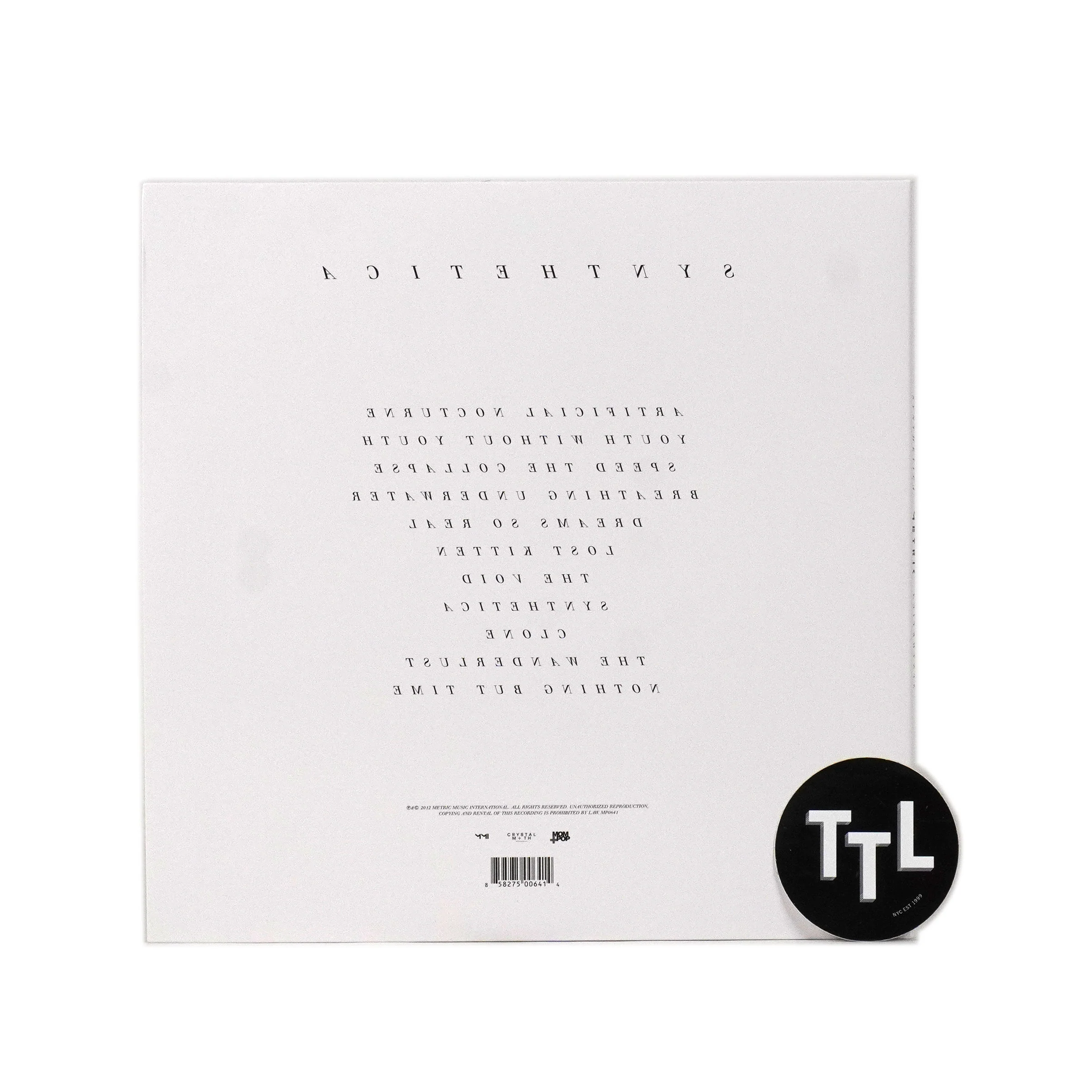 Metric: Synthetica (Colored Vinyl) Vinyl LP - Image 3