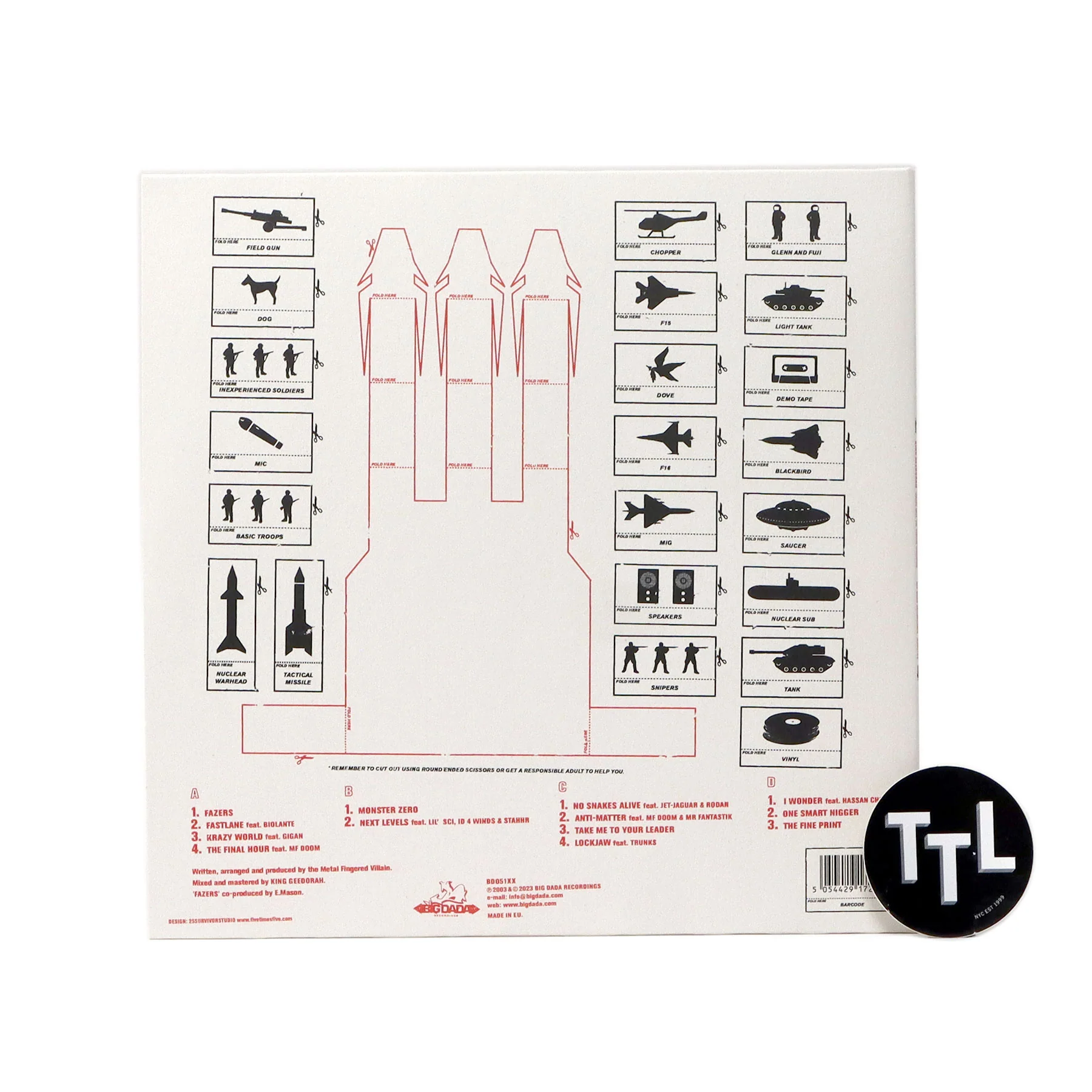 MF Doom: King Geedorah - Take Me To Your Leader - Deluxe Edition Vinyl 2LP+7" - Image 4
