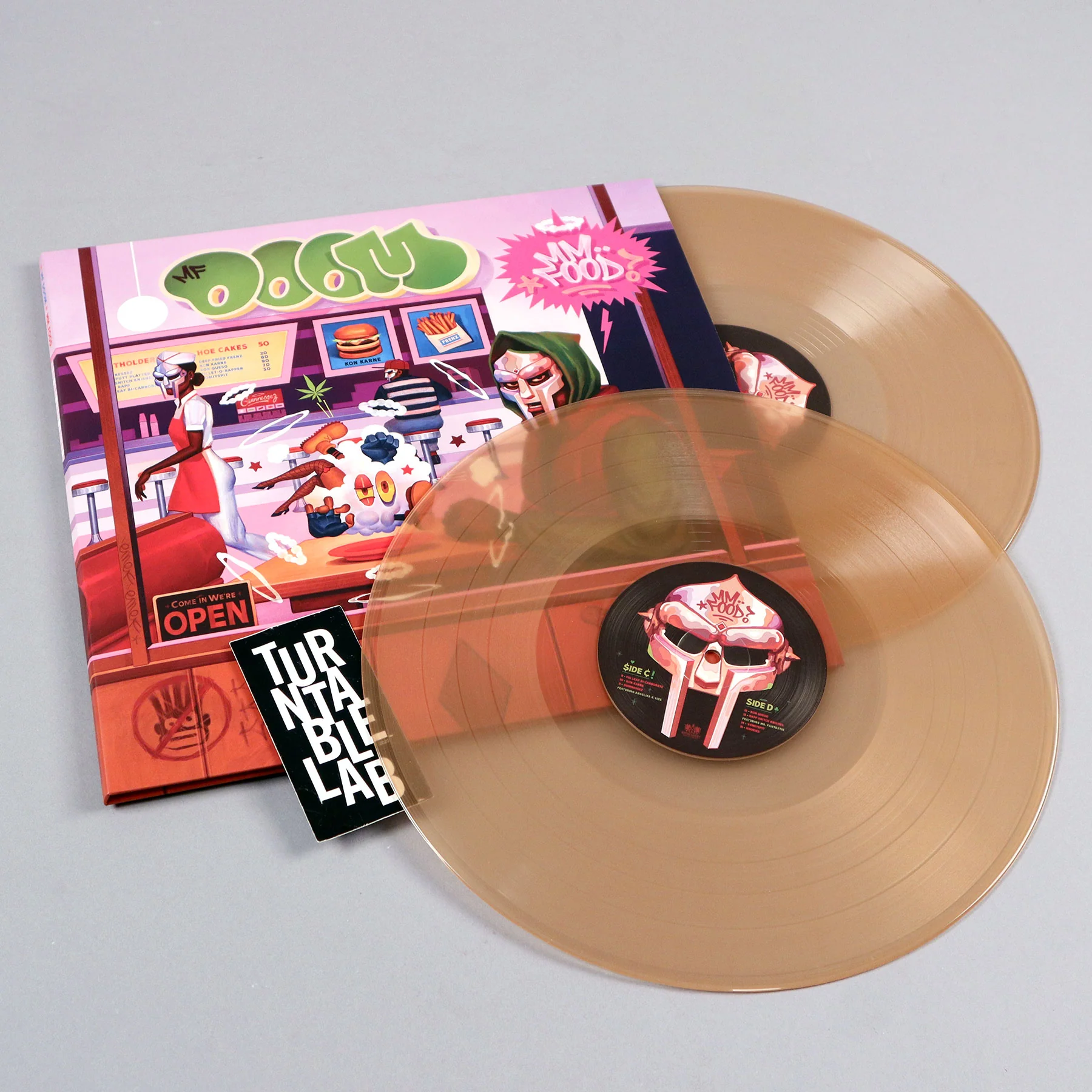 MF Doom: MM..Food - 20th Anniversary Edition (Beer Colored Vinyl) Vinyl 2LP - Turntable Lab Exclusive - LIMIT 1 PER CUSTOMER - Image 2