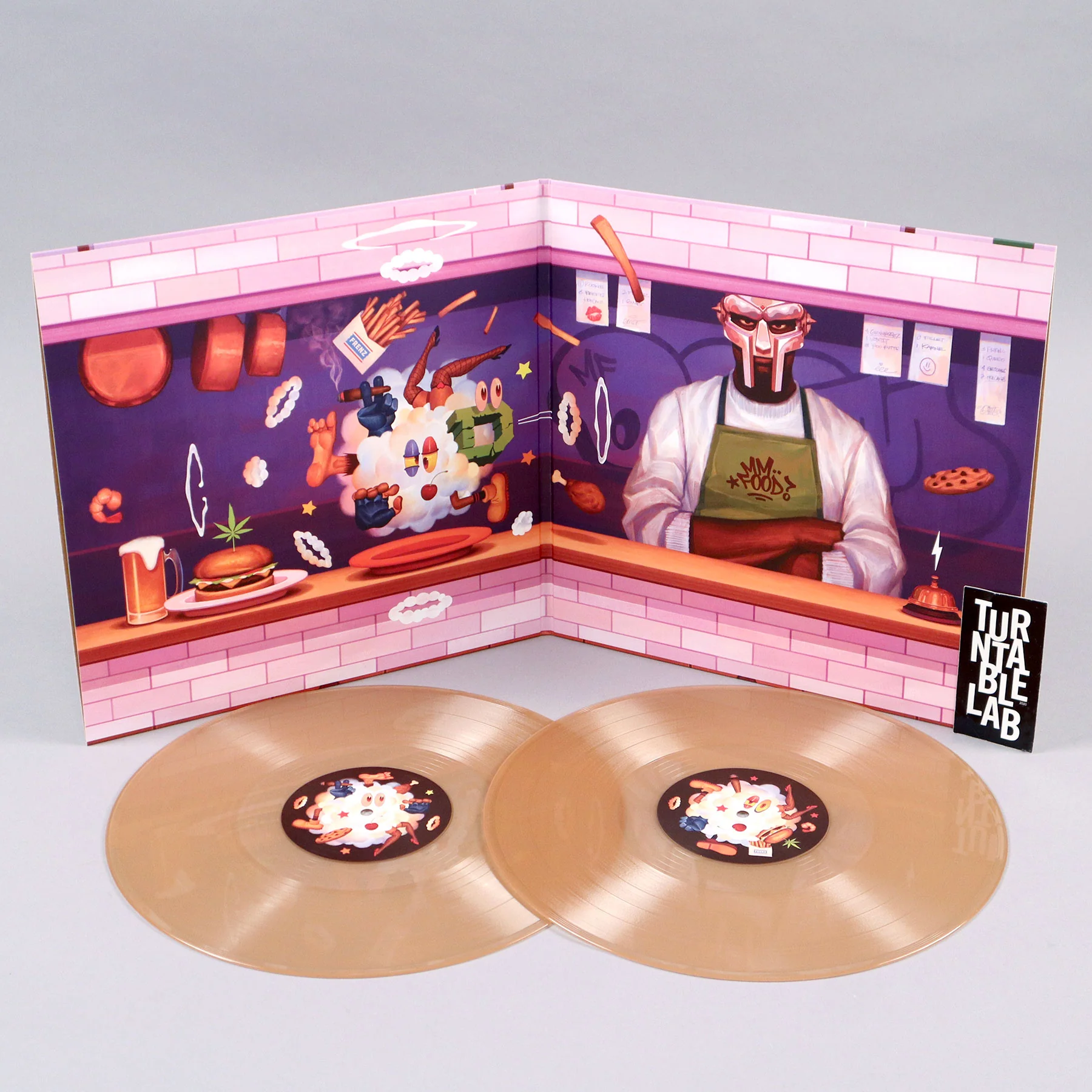 MF Doom: MM..Food - 20th Anniversary Edition (Beer Colored Vinyl) Vinyl 2LP - Turntable Lab Exclusive - LIMIT 1 PER CUSTOMER - Image 3
