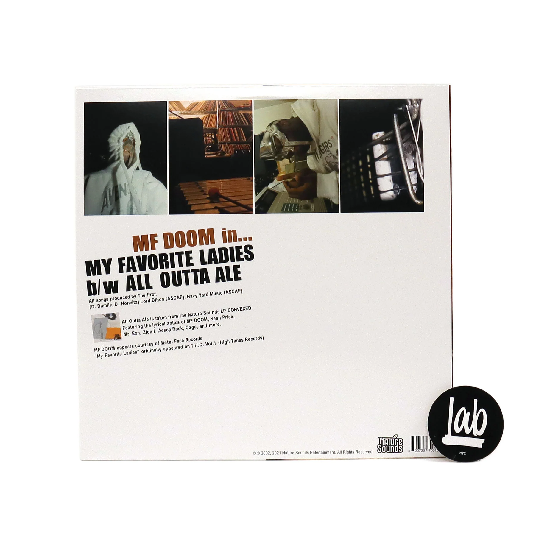 MF Doom: My Favorite Ladies (Colored Vinyl) Vinyl 12" - LIMIT 1 PER CUSTOMER - Image 3