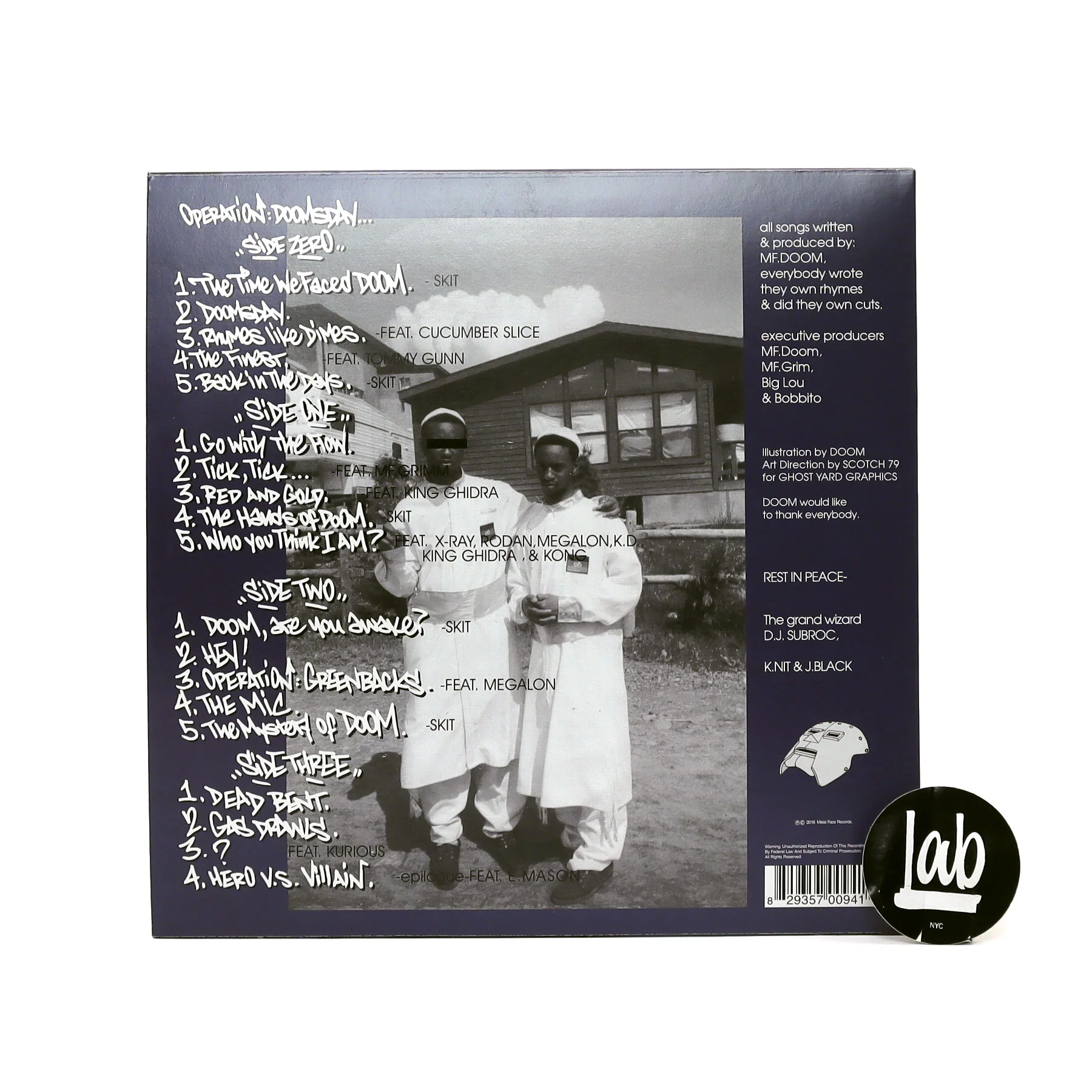 MF Doom: Operation Doomsday - Alternate Cover Vinyl 2LP - Image 3