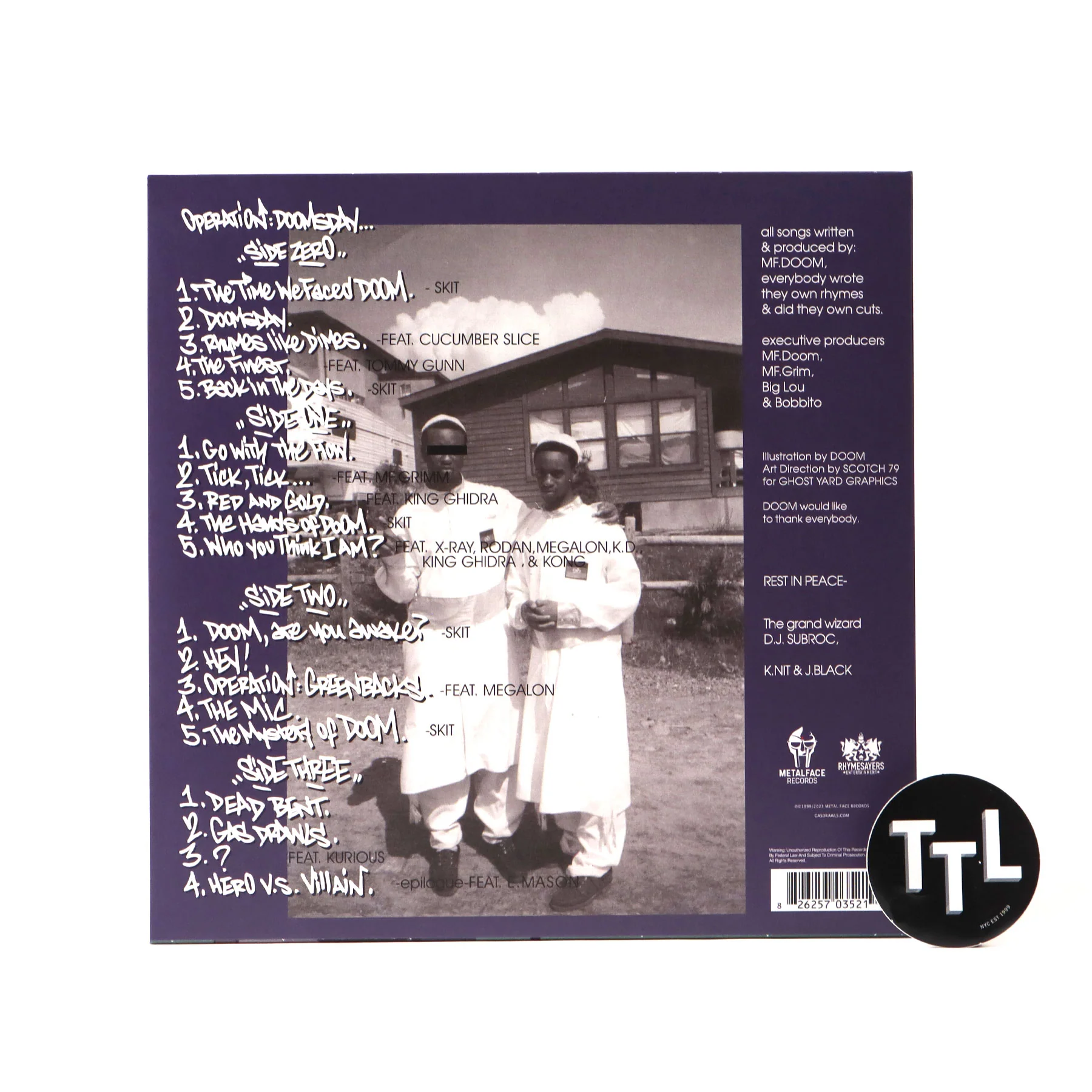MF Doom: Operation Doomsday Vinyl 2LP - Image 3