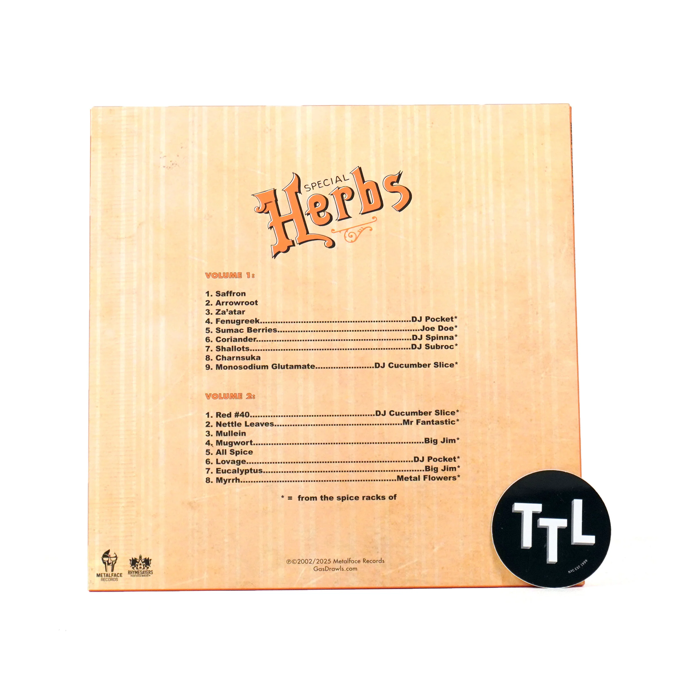 MF Doom: Special Herbs Volumes 1&2 (Colored Vinyl) Vinyl 2LP - Image 4