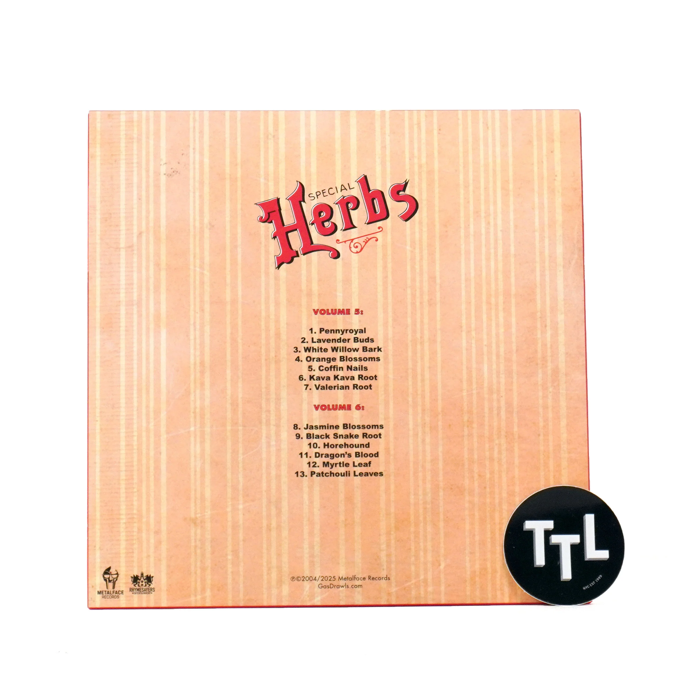 MF Doom: Special Herbs Volumes 5&6 (Colored Vinyl) Vinyl 2LP - Image 4