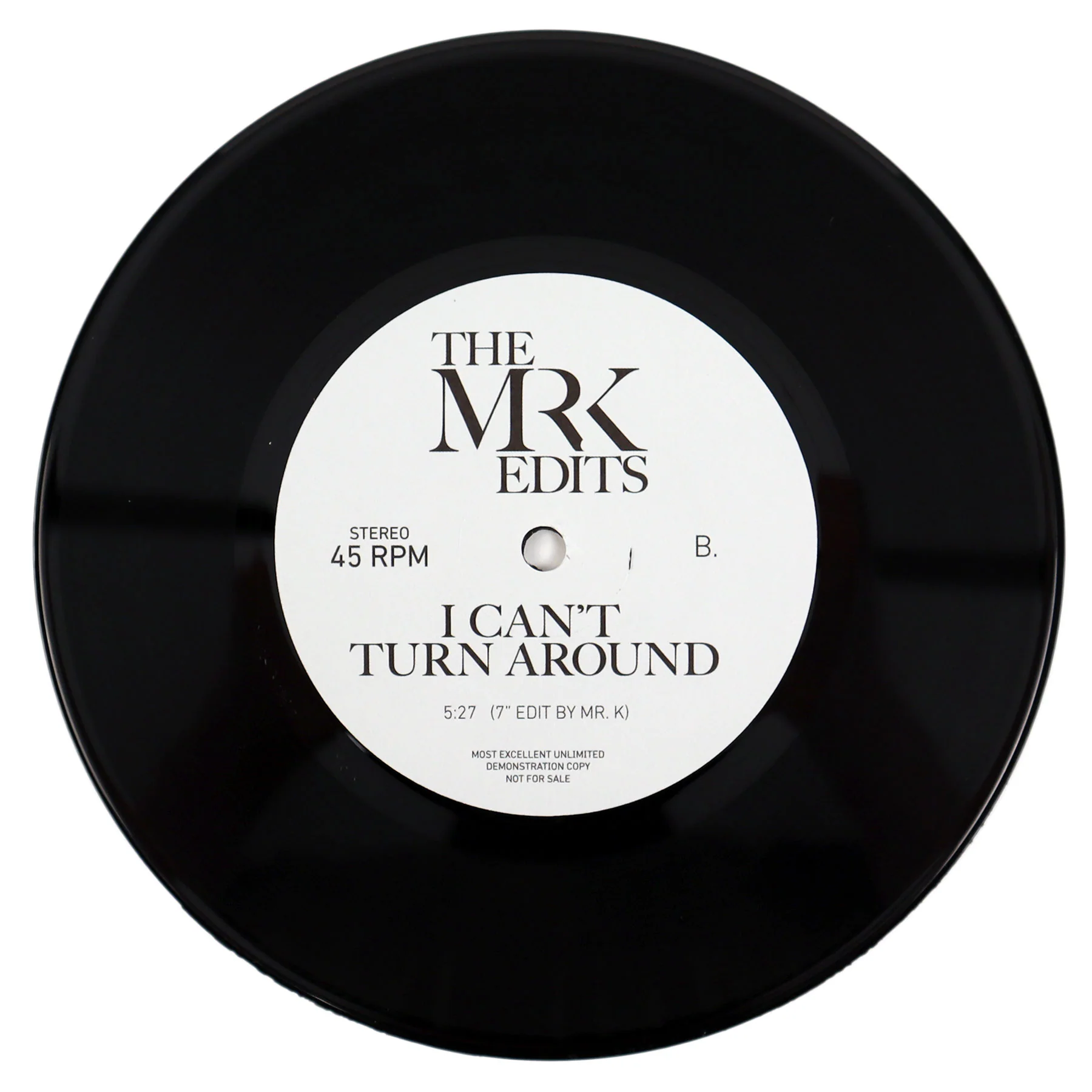 Mr. K: Love Is The Message / I Can't Turn Around (Danny Krivit Edits) Vinyl 7" - Image 2