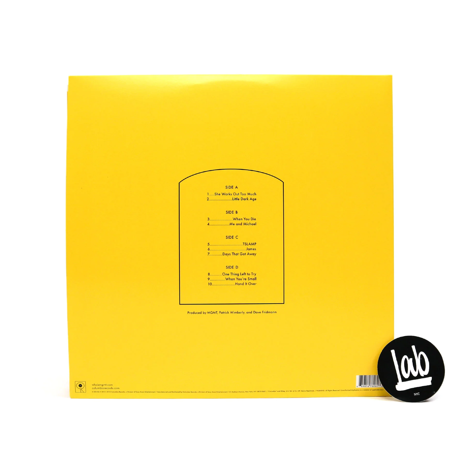 MGMT: Little Dark Age (180g) Vinyl 2LP - Image 3