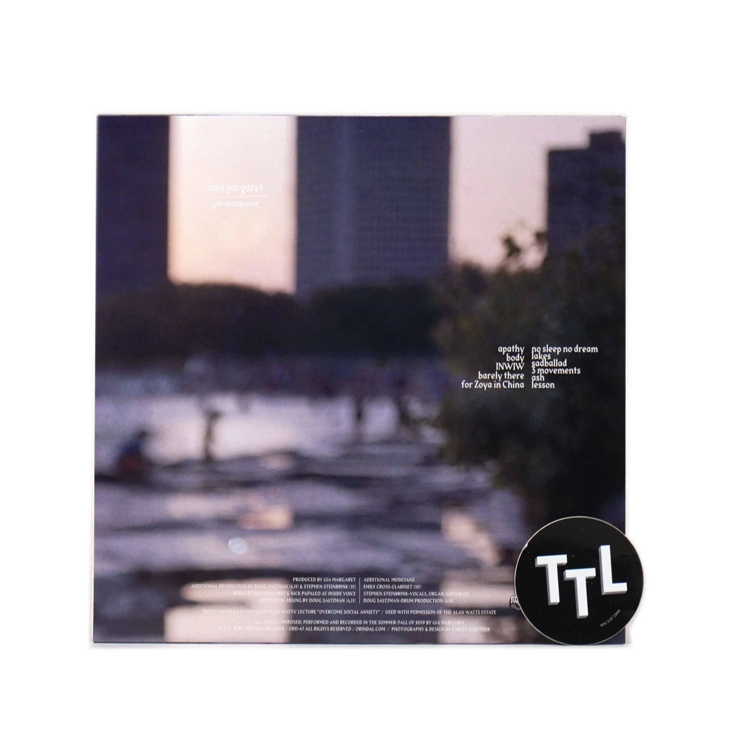 Gia Margaret: Mia Gargaret (Colored Vinyl) Vinyl LP - Image 3