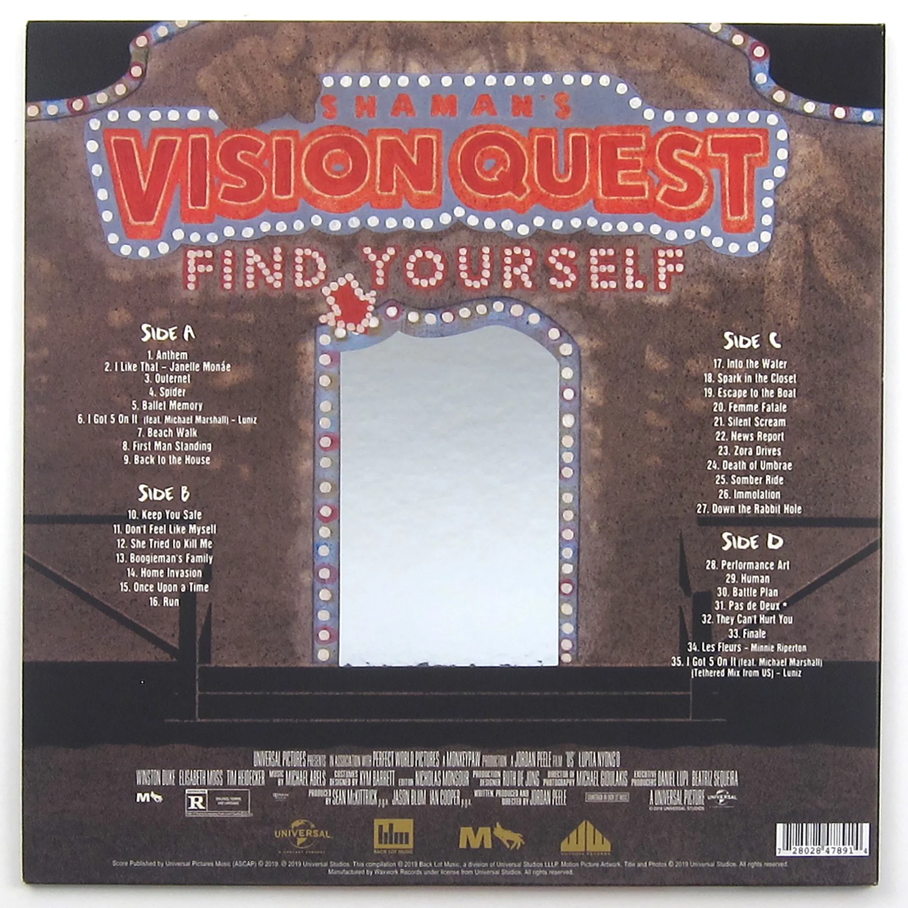 Michael Abels: Us Soundtrack (180g, Colored Vinyl) Vinyl 2LP - Image 3