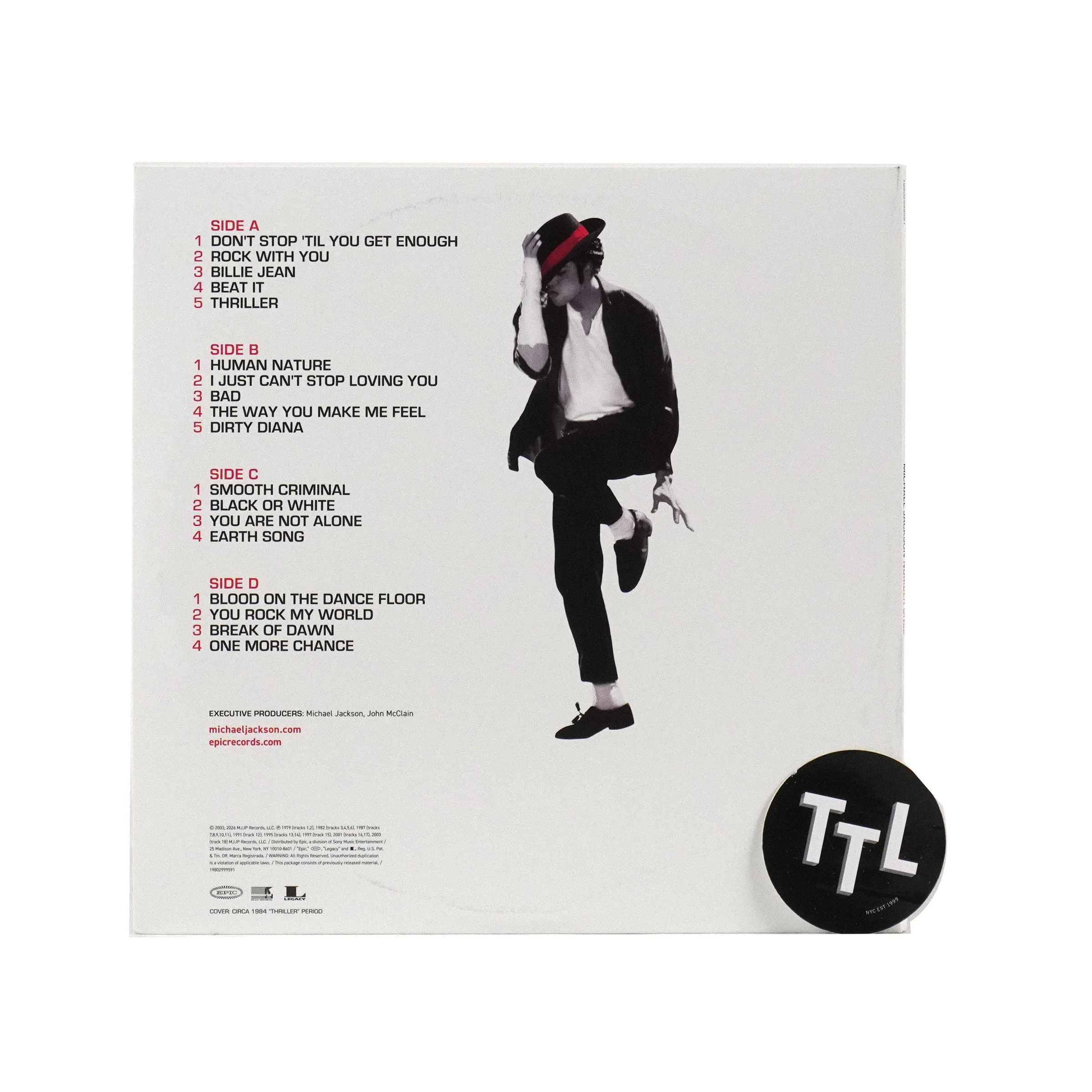 Michael Jackson: Number Ones Vinyl 2LP - Image 3