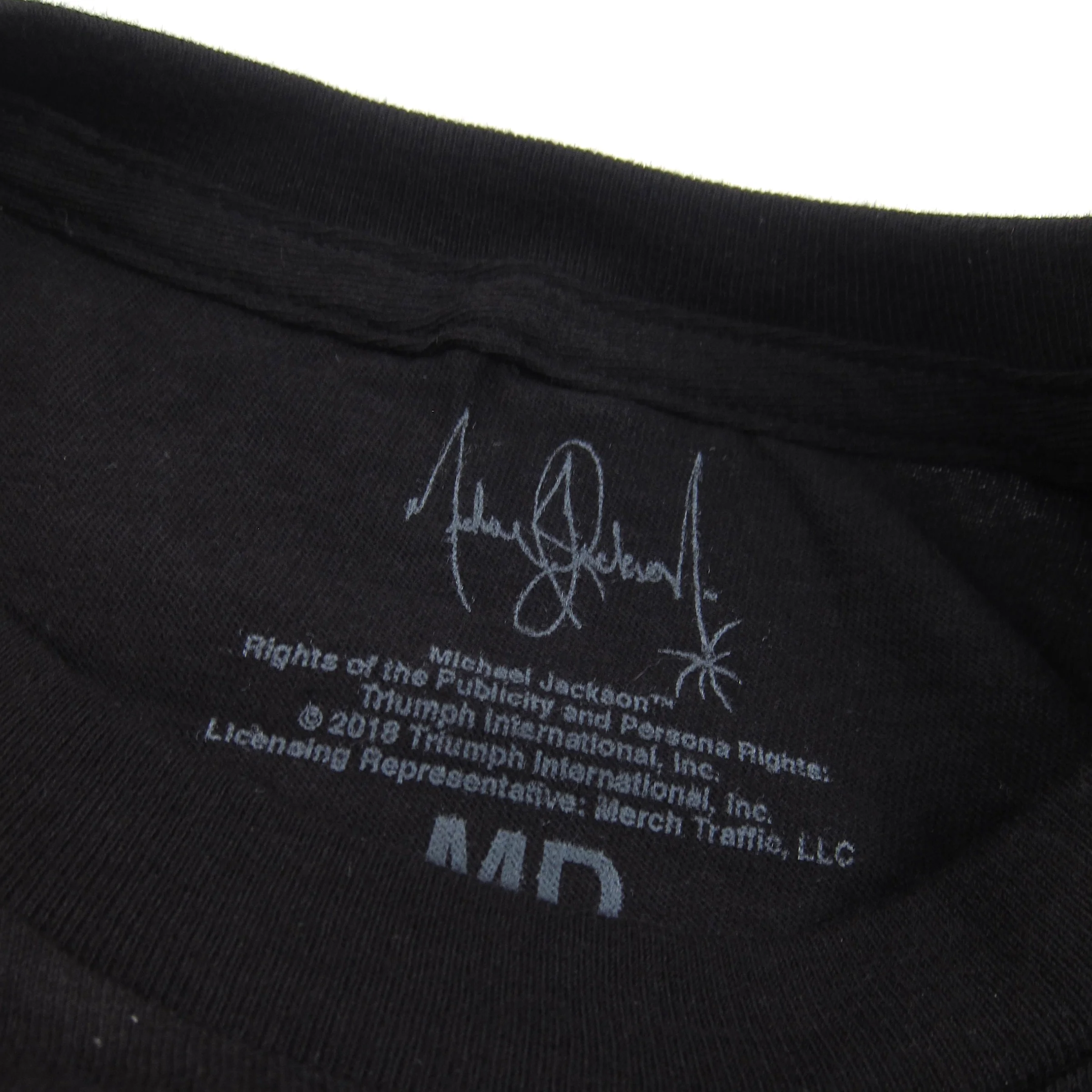 Michael Jackson: Off The Wall Closeup Shirt - Black - Image 2