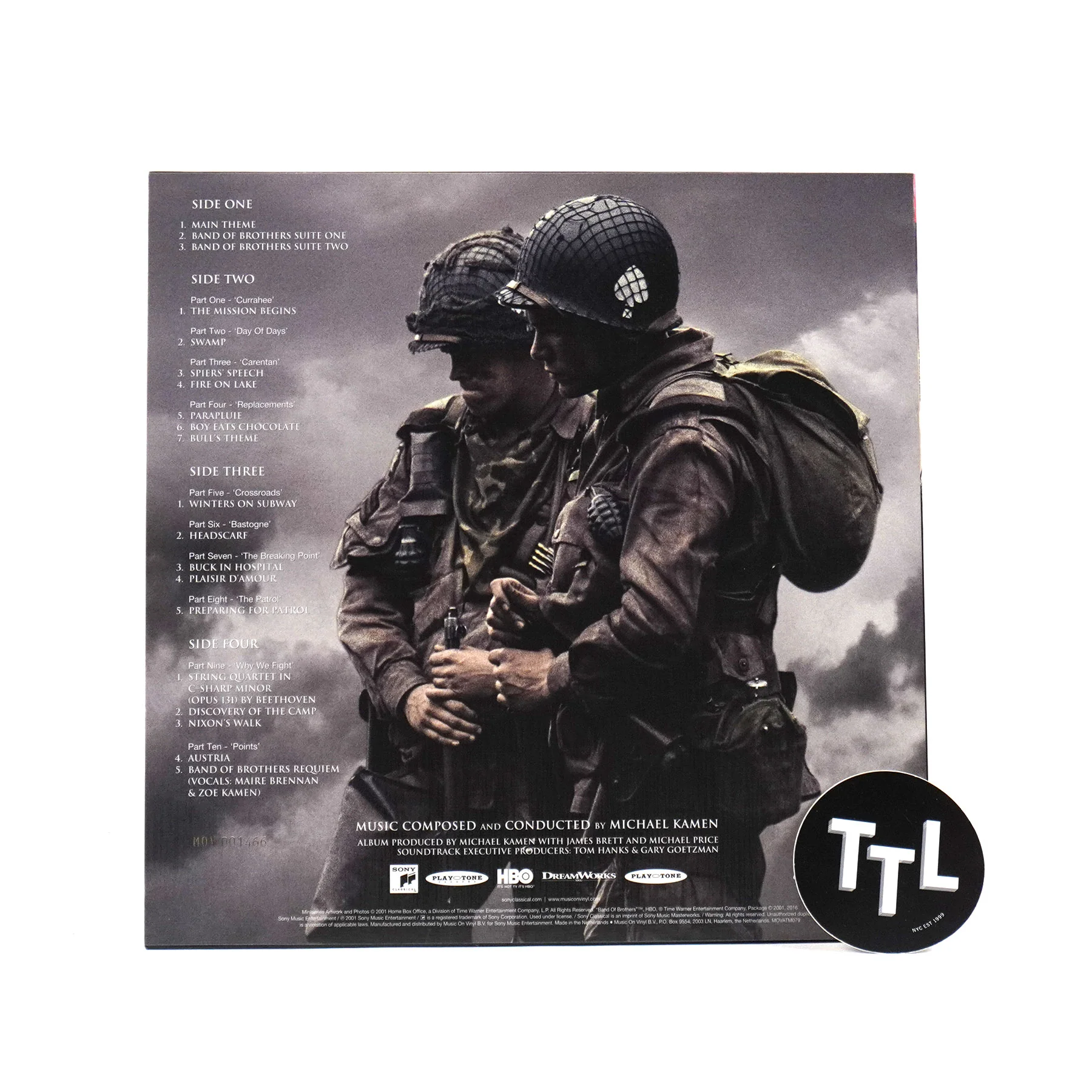 Michael Kamen: Band Of Brothers Soundtrack (Colored Vinyl, 180g) Vinyl 2LP - Image 3