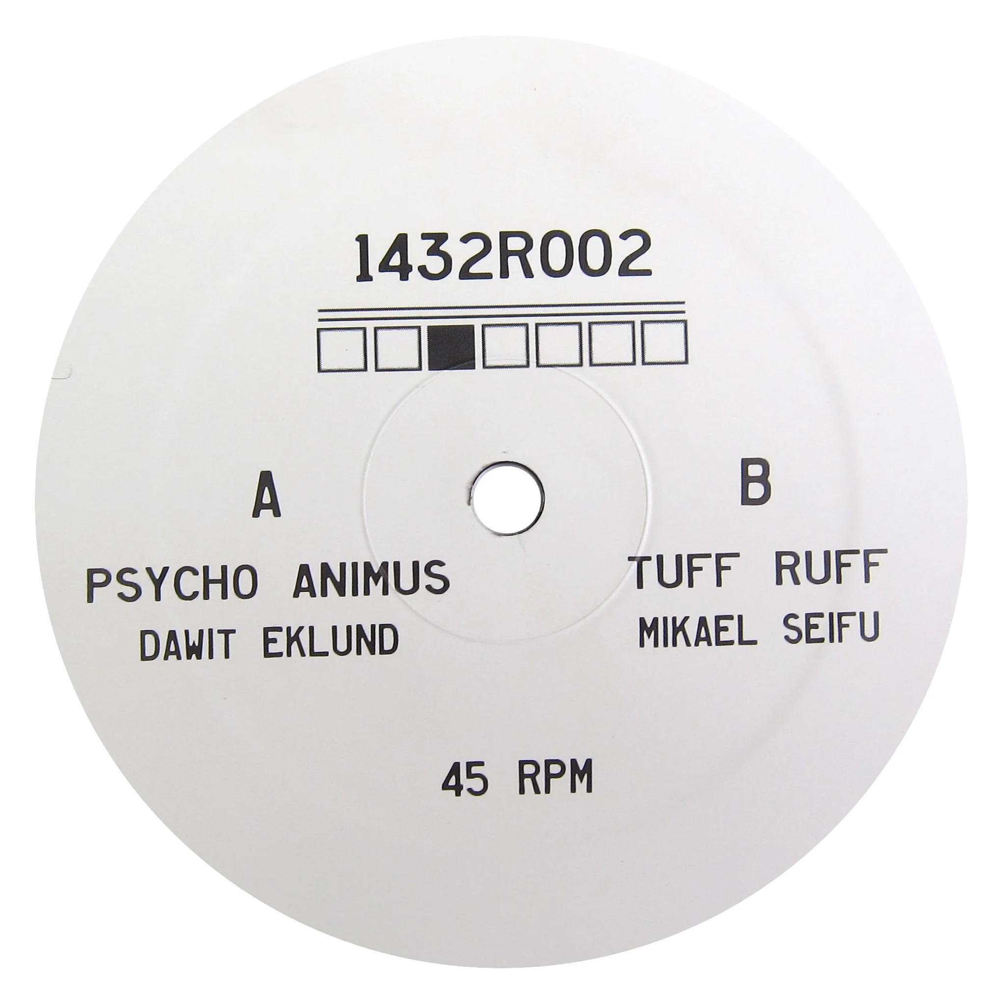 Mikael Seifu / Dawit Eklund: Tuff Ruff / Psycho Animus Vinyl 12"