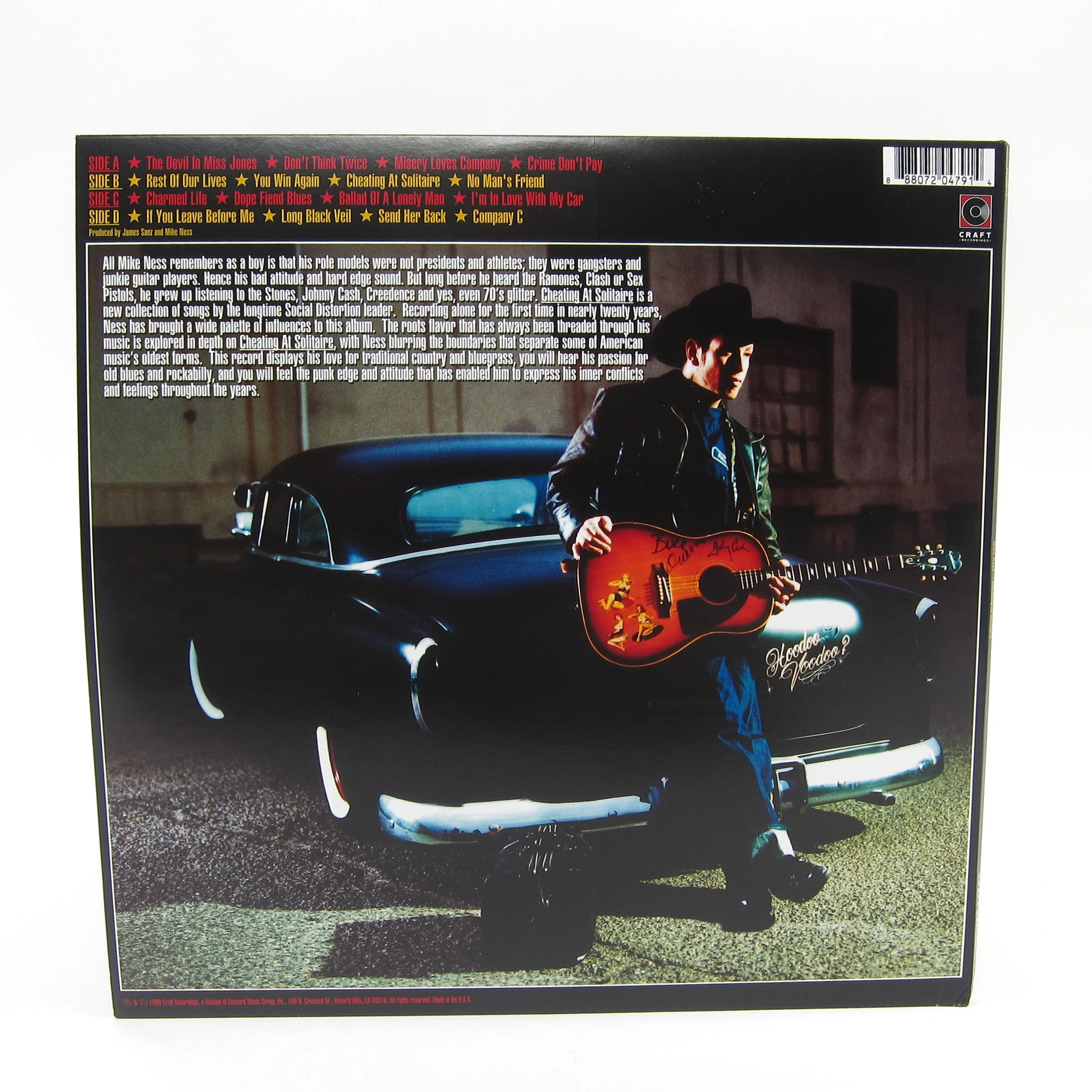 Mike Ness: Cheating At Solitaire Vinyl 2LP - Image 3