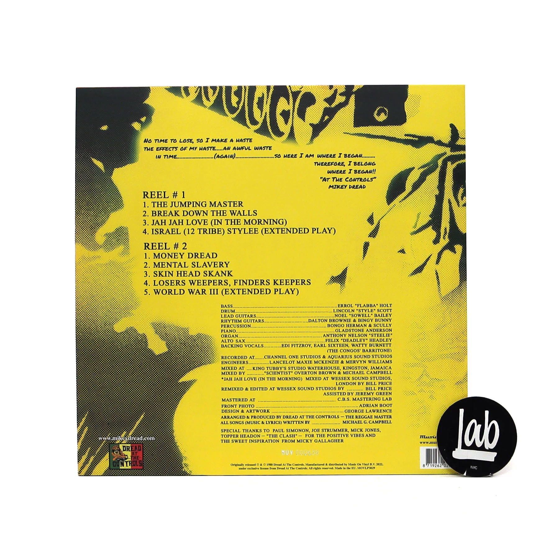 Mikey Dread: World War III (Music On Vinyl 180g, Colored Vinyl) Vinyl LP - Image 3