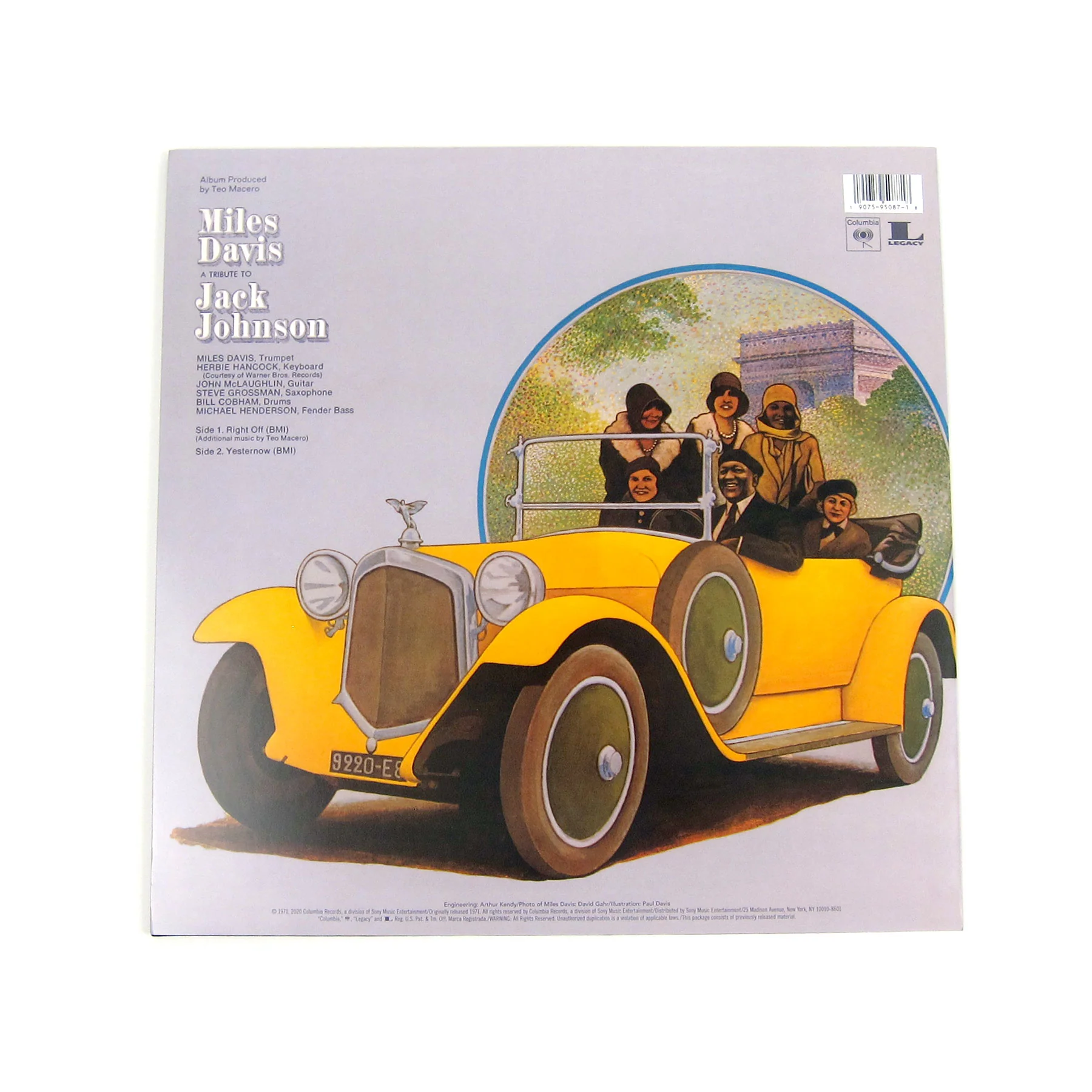 Miles Davis: A Tribute To Jack Johnson Vinyl LP - Image 2