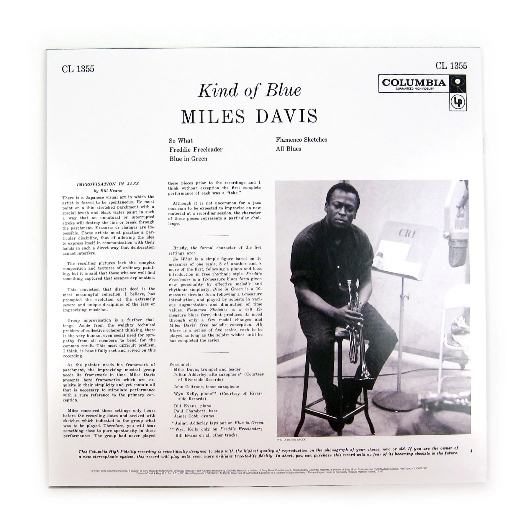 Miles Davis: Kind Of Blue (Mono 180g) Vinyl LP - Image 3