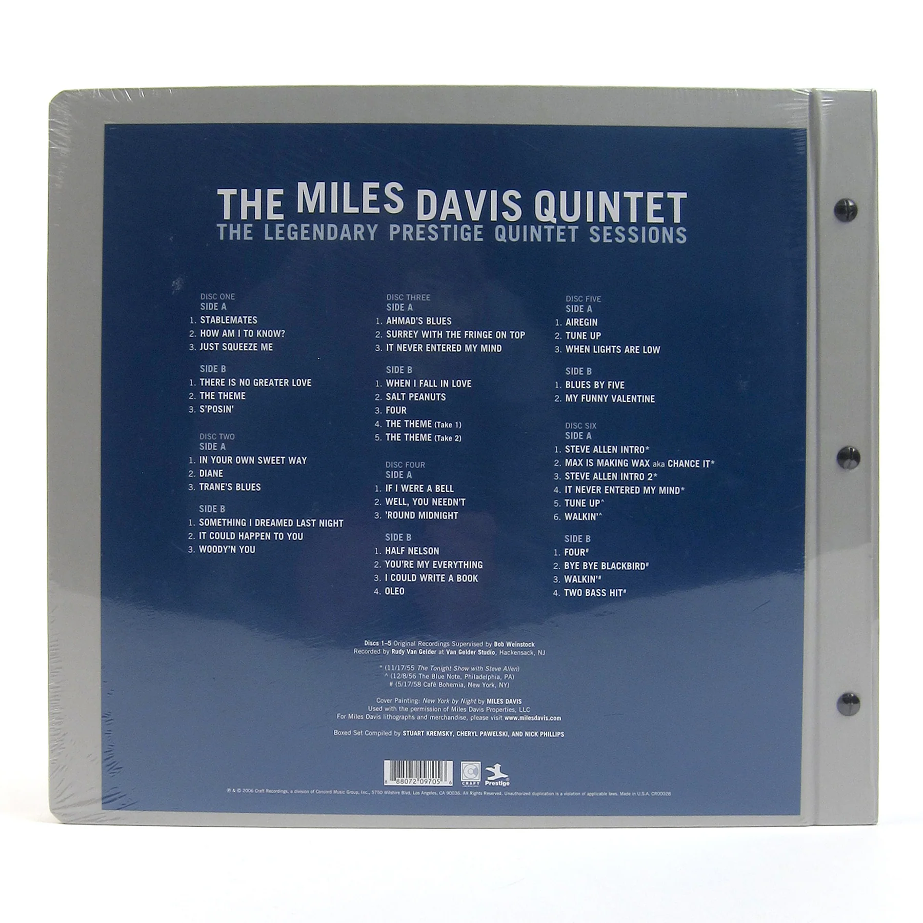 Miles Davis Quintet: The Legendary Prestige Quintet Sessions Vinyl 6LP - Image 5