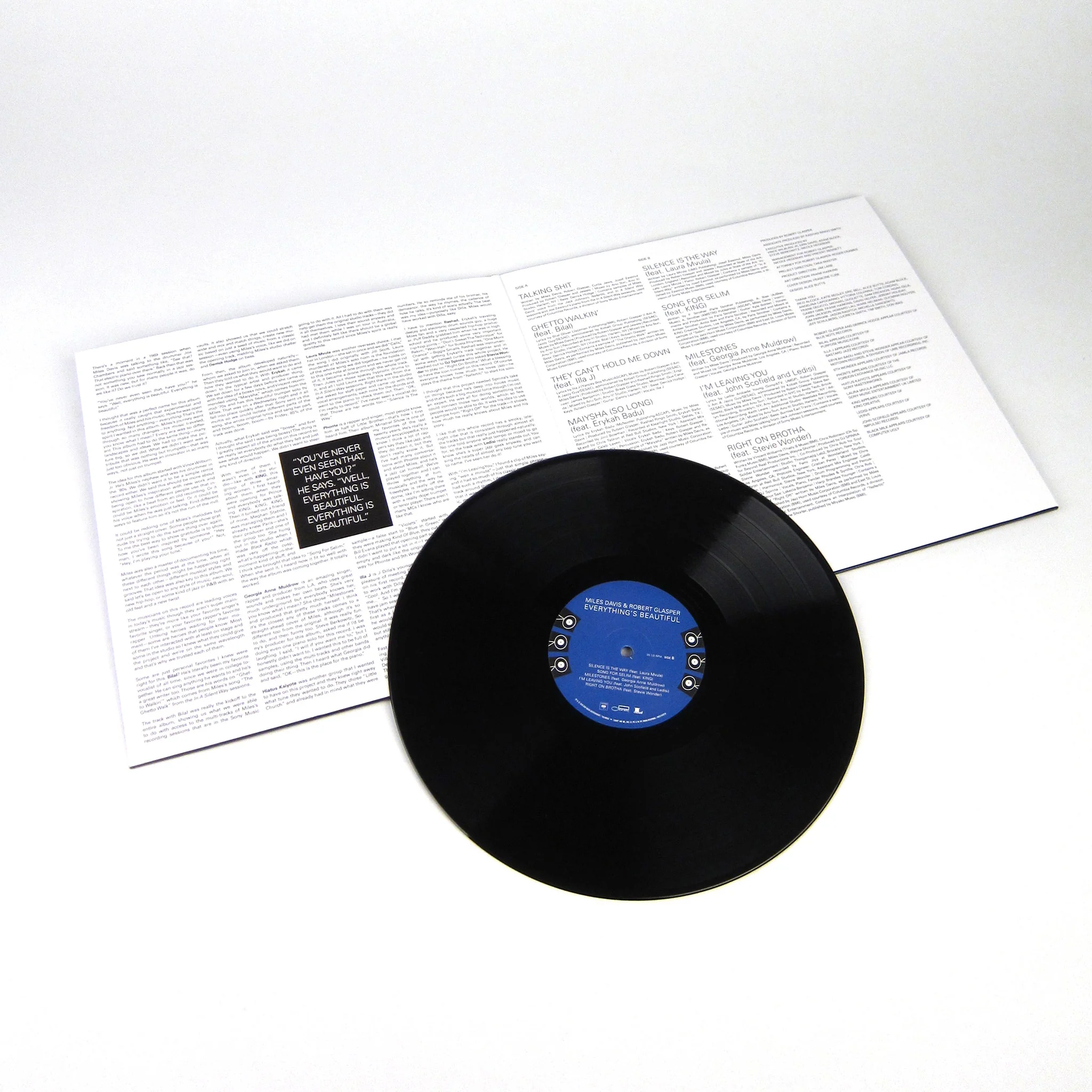 Miles Davis & Robert Glasper: Everything's Beautiful Vinyl LP - Image 2