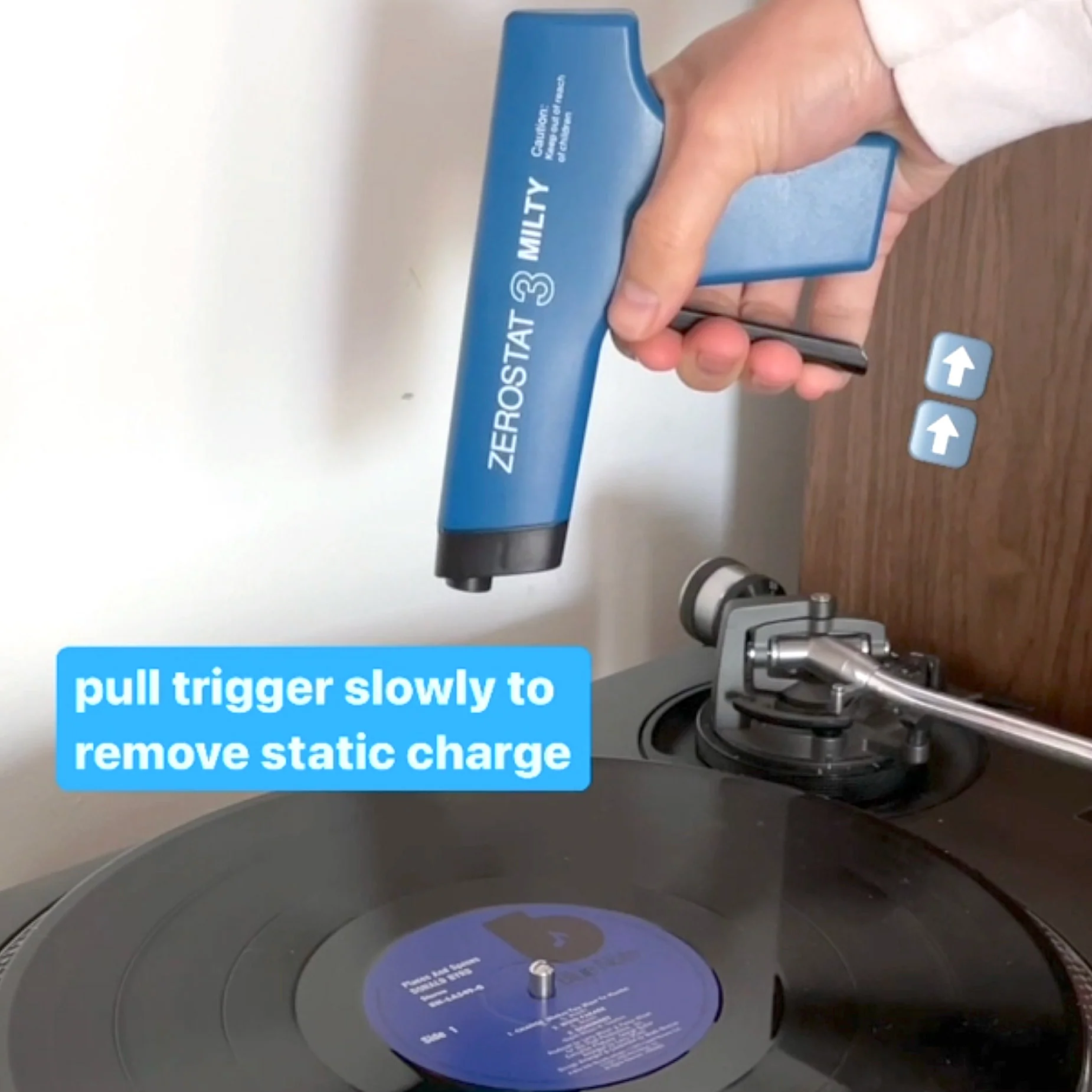 Milty: Zerostat 3 Anti-Static Gun for Vinyl Cleaning - Image 7