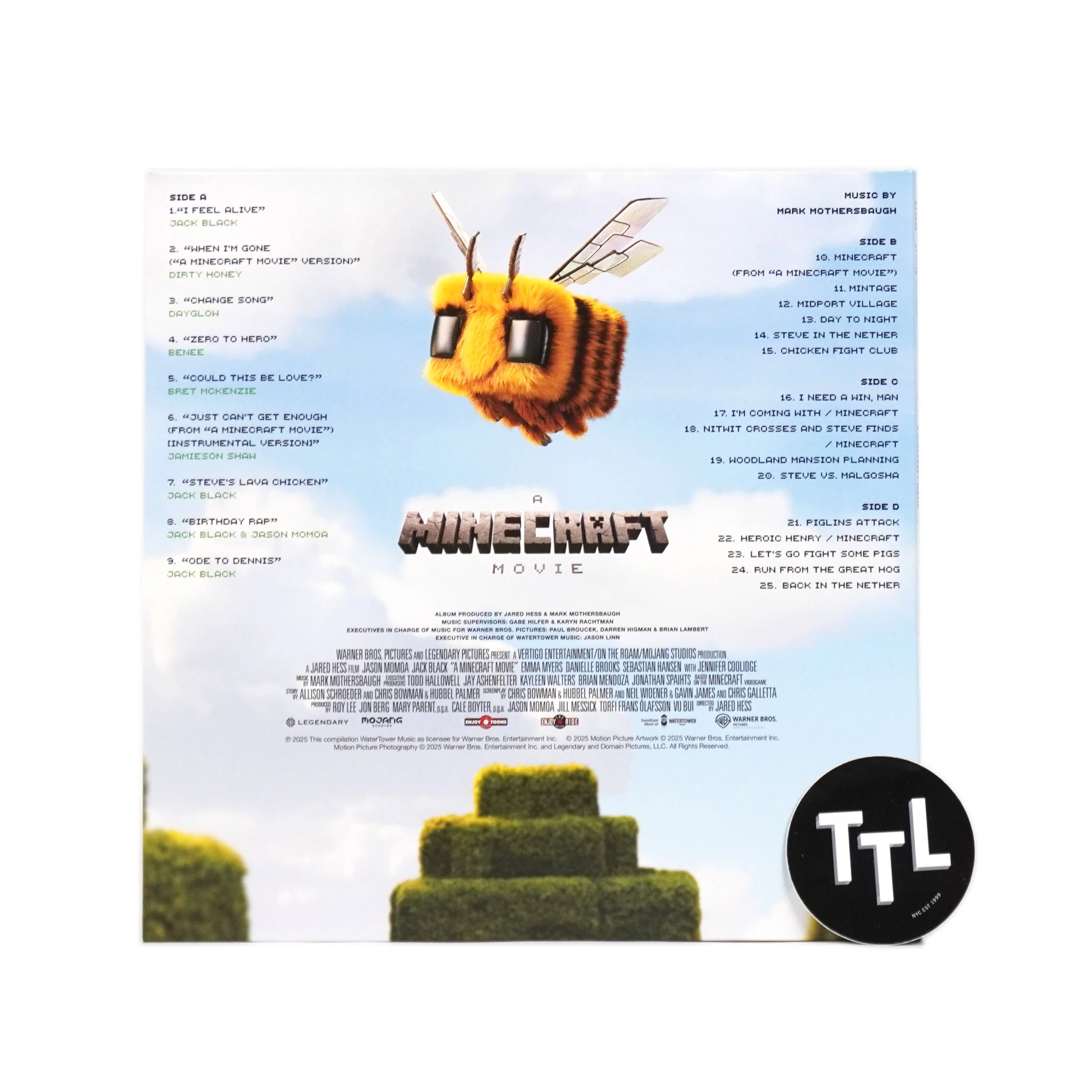 Minecraft: A Minecraft Movie Soundtrack (Colored Vinyl) Vinyl 2LP - Image 3
