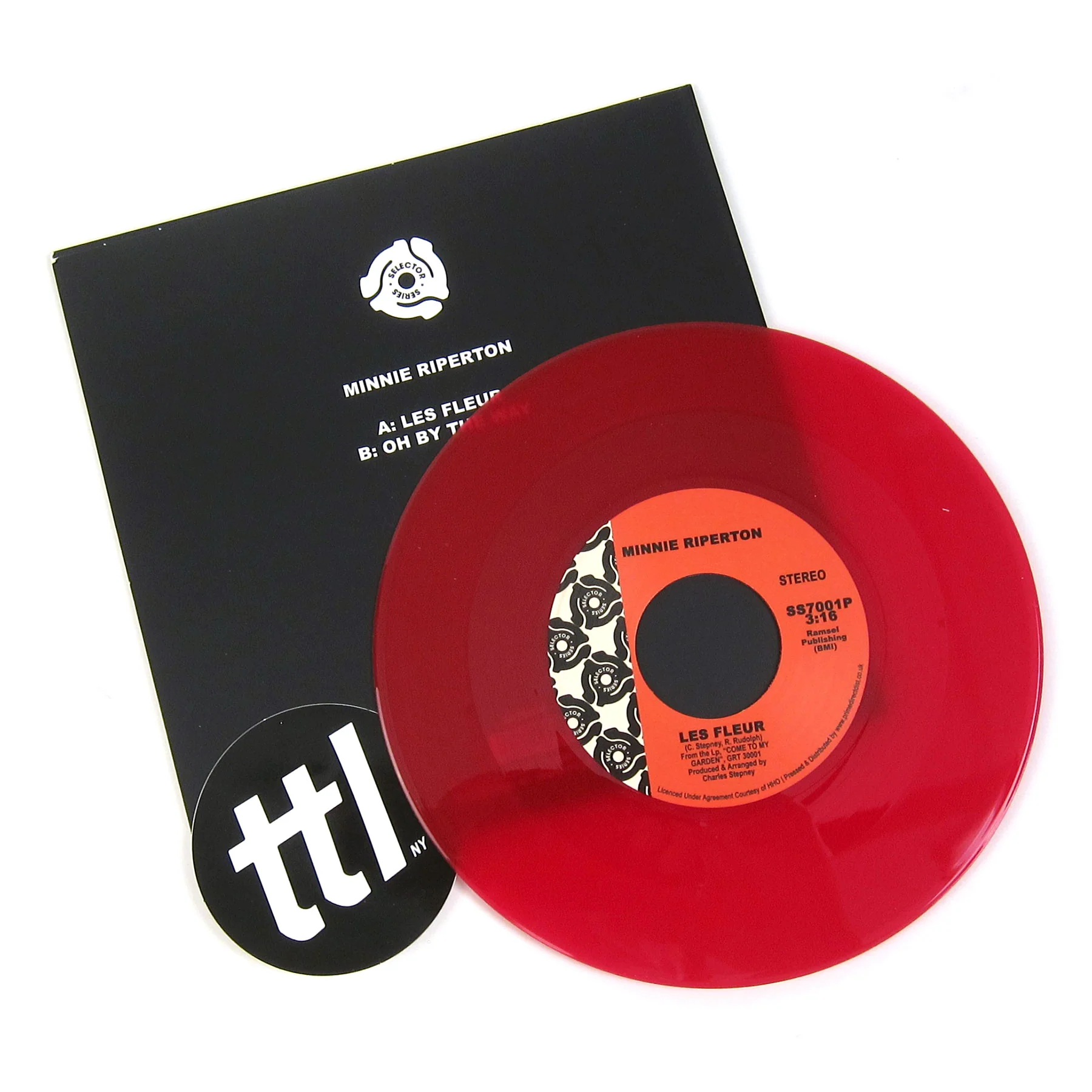 Minnie Riperton: Les Fleur / Oh By The Way (Red Colored Vinyl) Vinyl 7" - Image 2