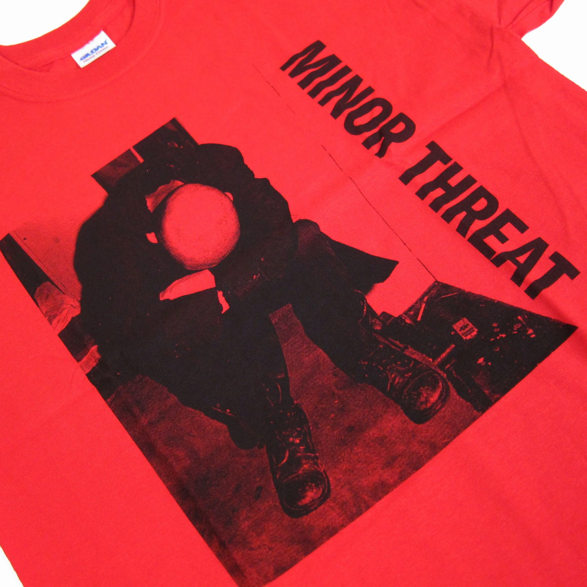 Minor Threat: LP Shirt - Red - Image 2
