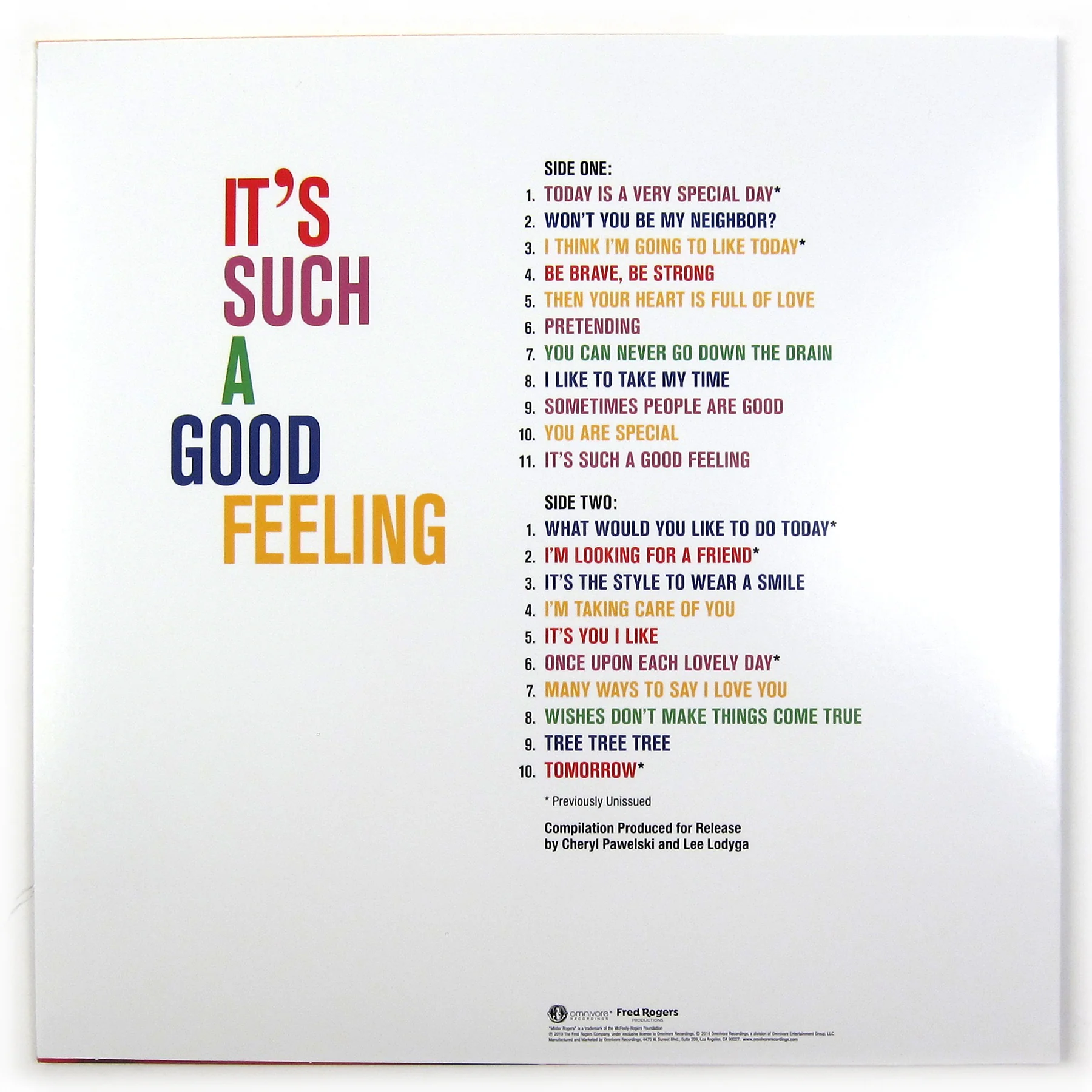 Mister Rogers: It's Such A Good Feeling - The Best Of Mister Rogers Vinyl LP - Image 3
