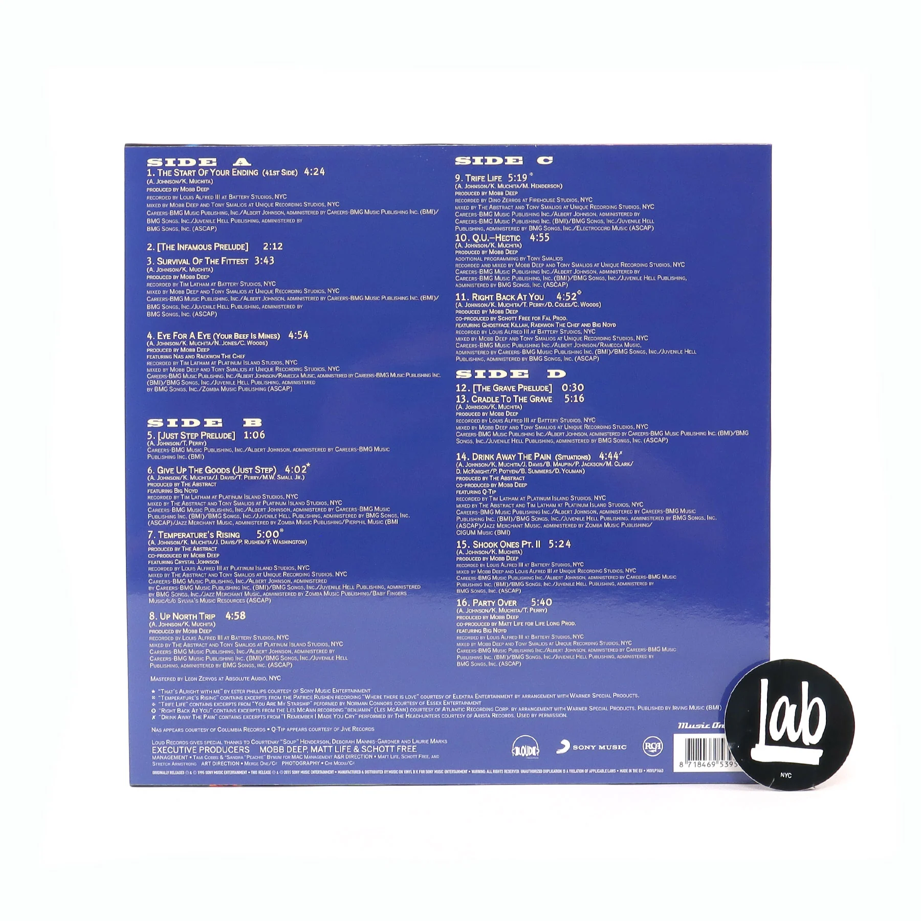 Mobb Deep: The Infamous (Music On Vinyl 180g) Vinyl 2LP - Image 3