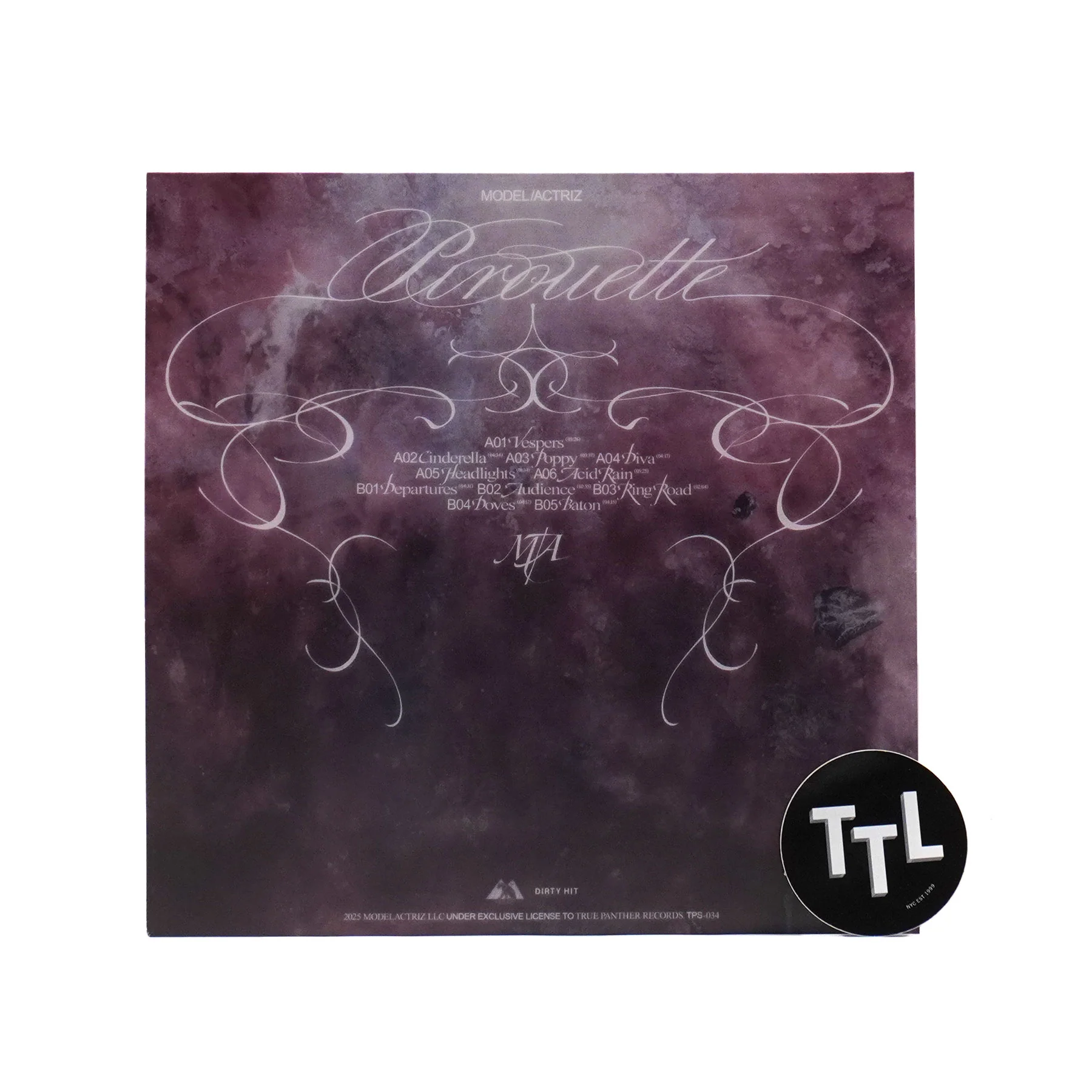 Model/Actriz: Pirouette (Indie Exclusive Colored Vinyl) Vinyl LP - Image 3