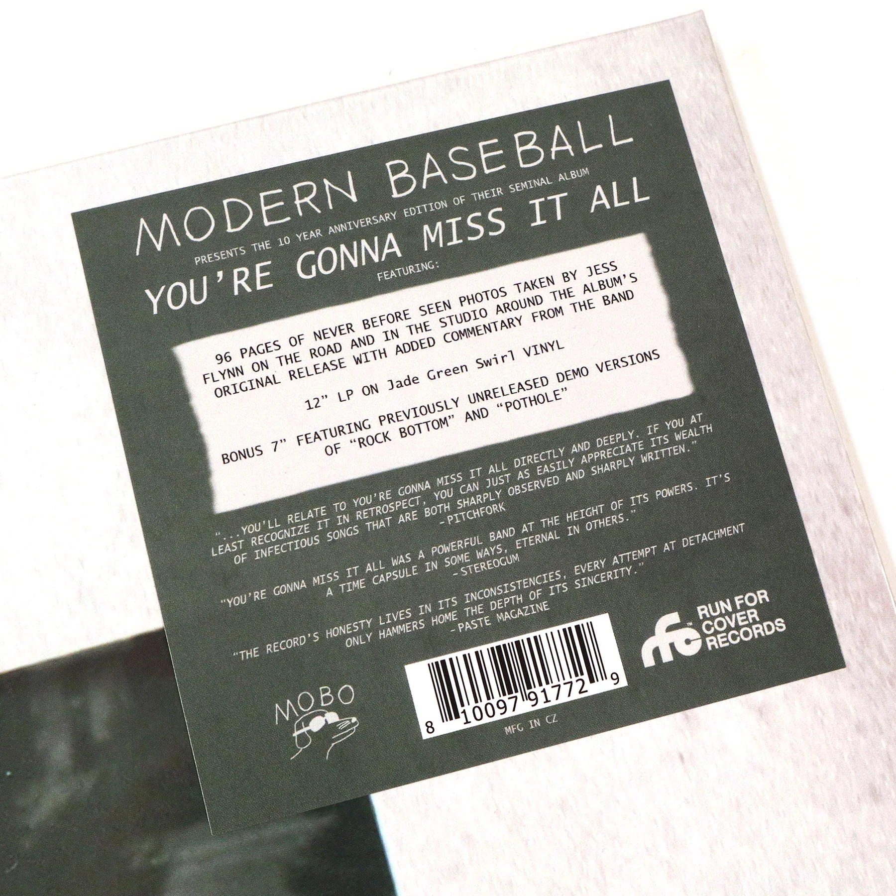 Modern Baseball: You're Gonna Miss It All - Deluxe Edition (Colored Vinyl) Vinyl 2LP+7" - Image 6